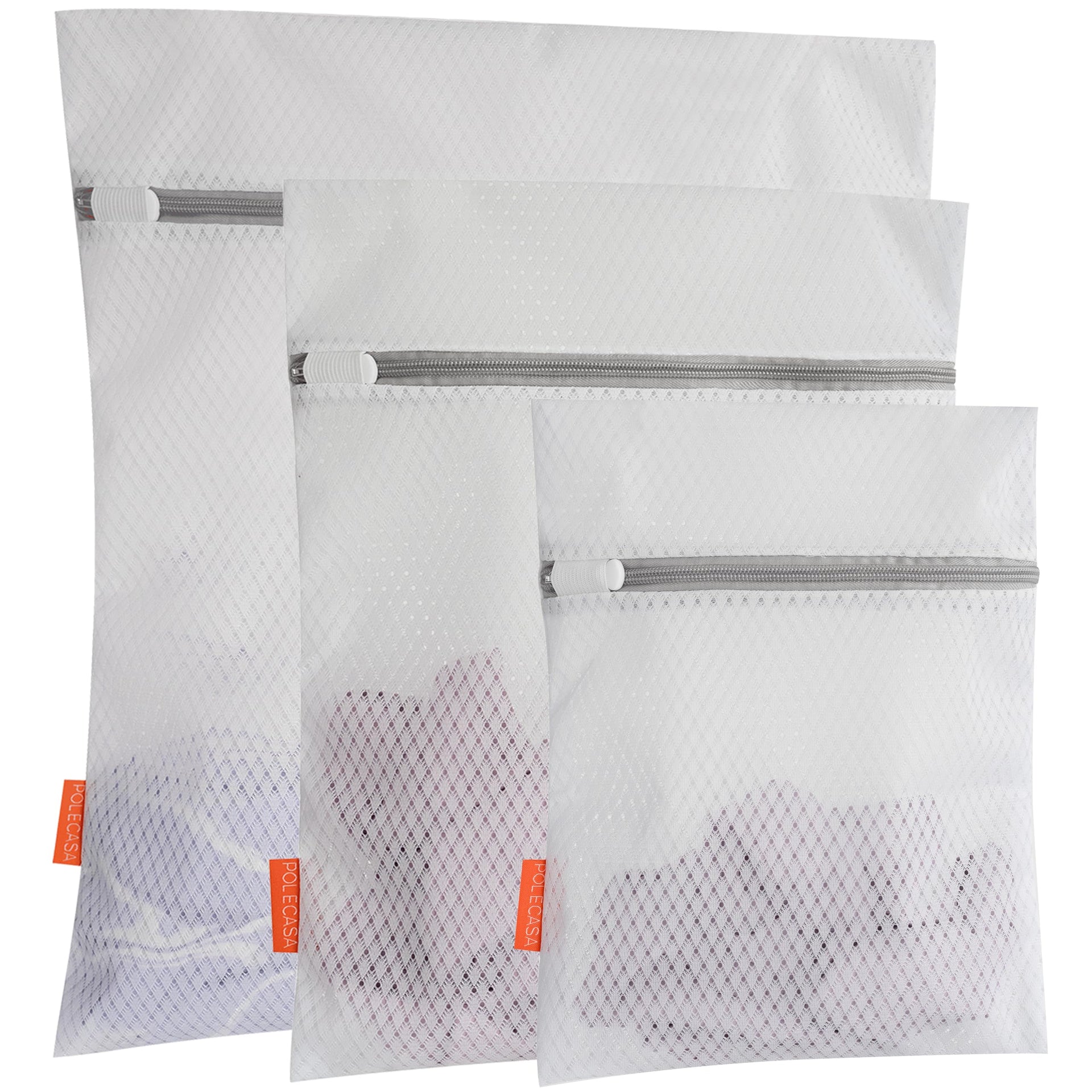 Diamond Mesh Laundry Bags 3 Pack (3 Count)