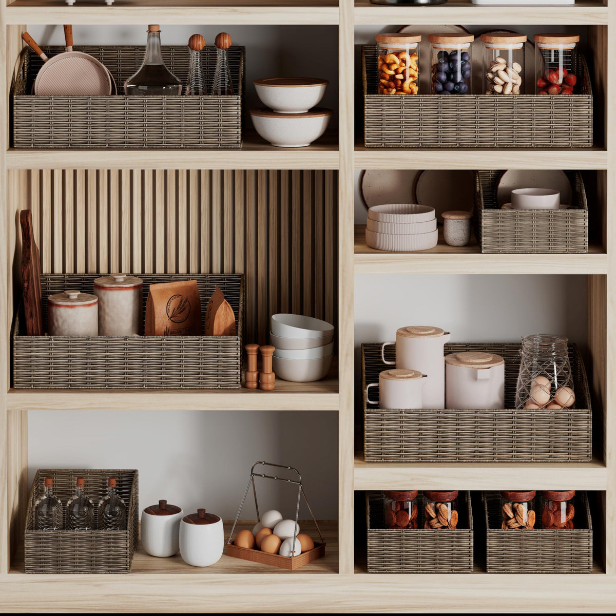 Pantry Baskets for Organizing (3 Count)
