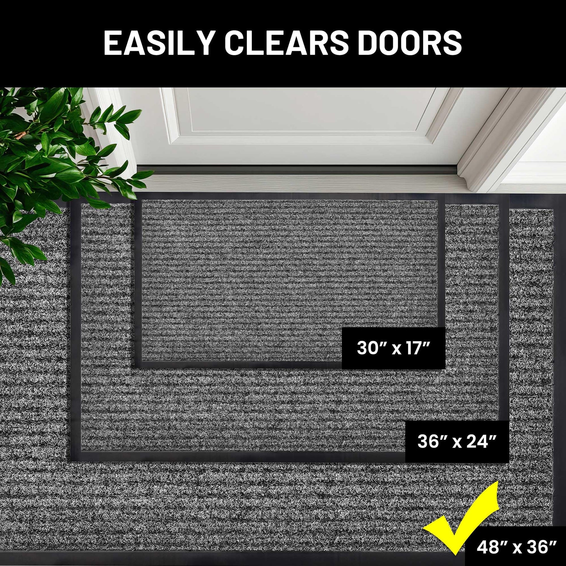 Front Door Mat (2 Count)