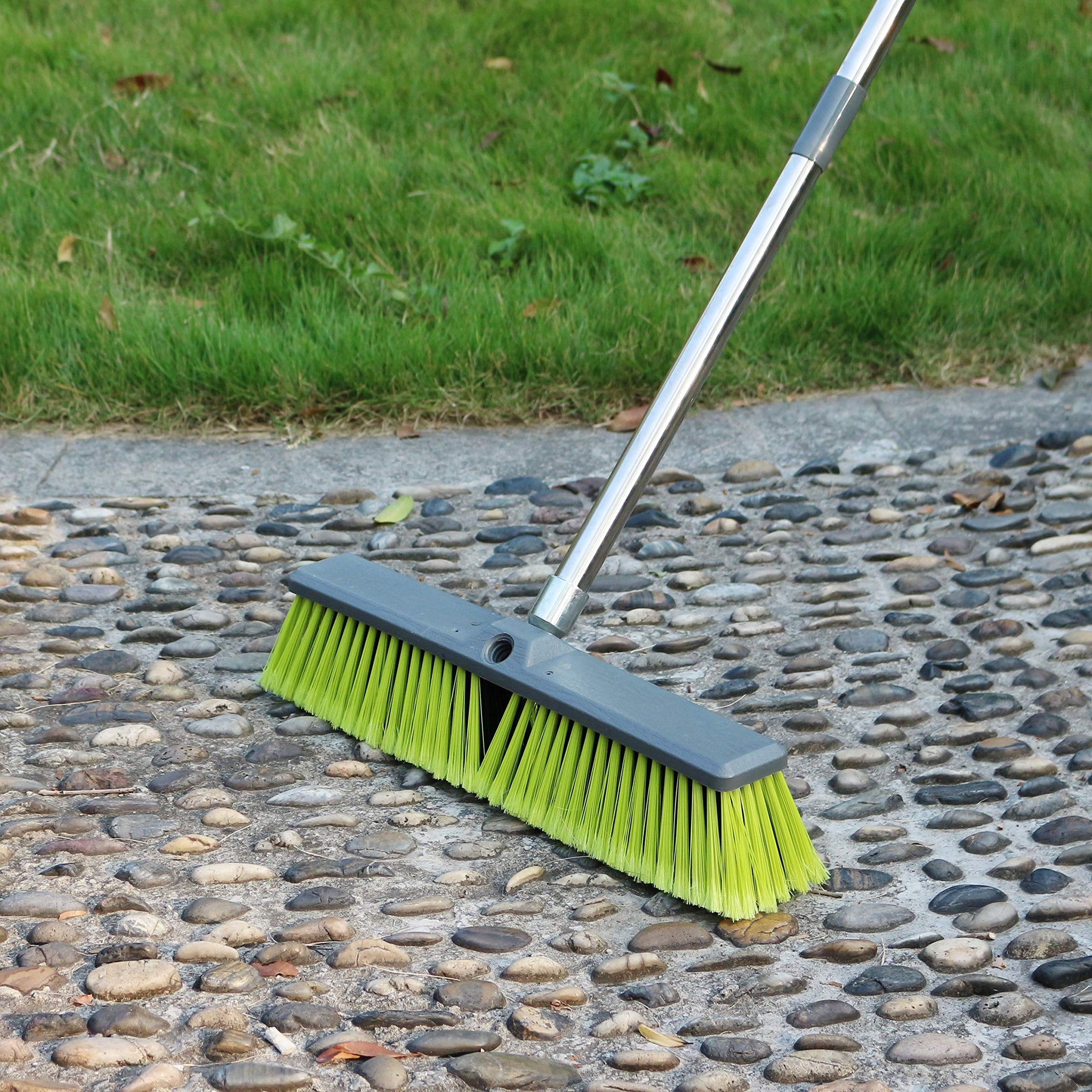 18" Push Broom with 47" Long Handle
