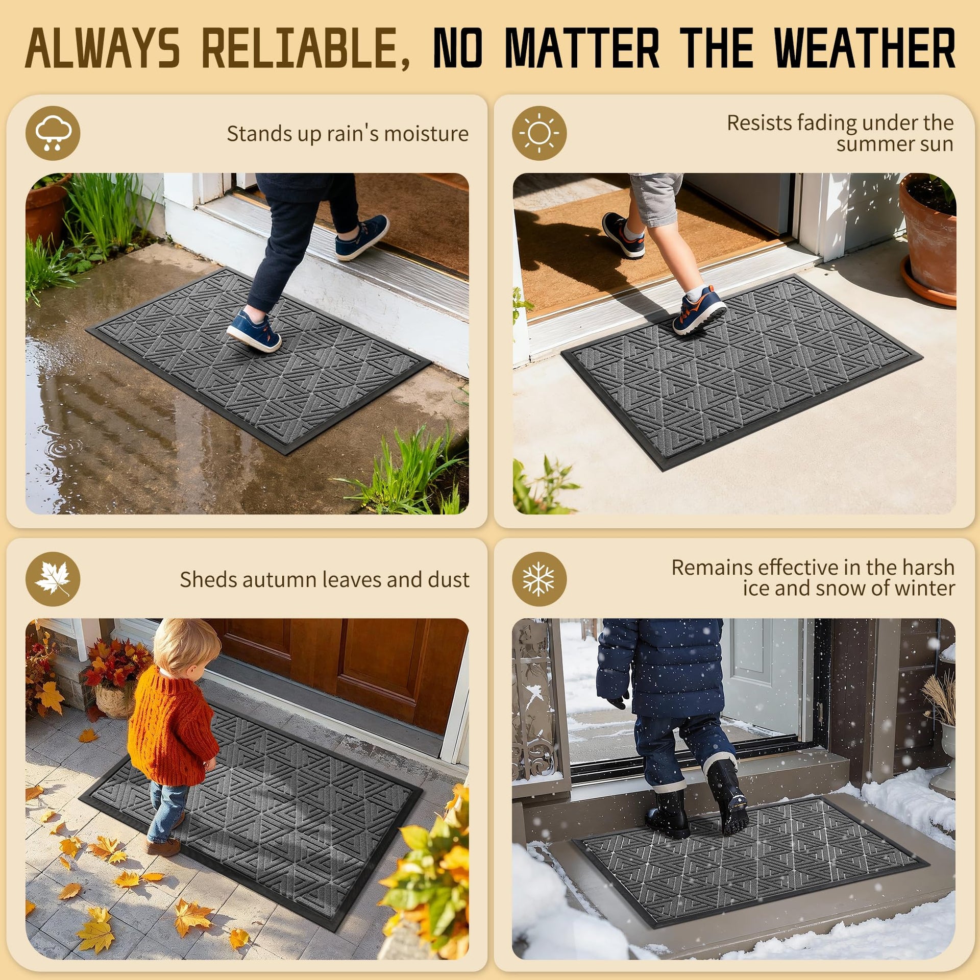 Front Door Mat Outside Entrance 72 x 24