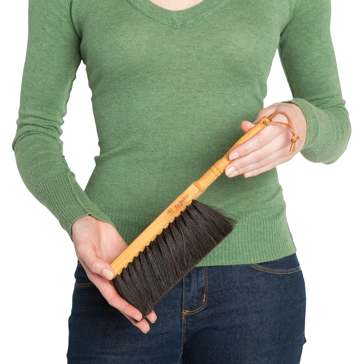 Horsehair Fiber Hand Brush and Dust Pan Set