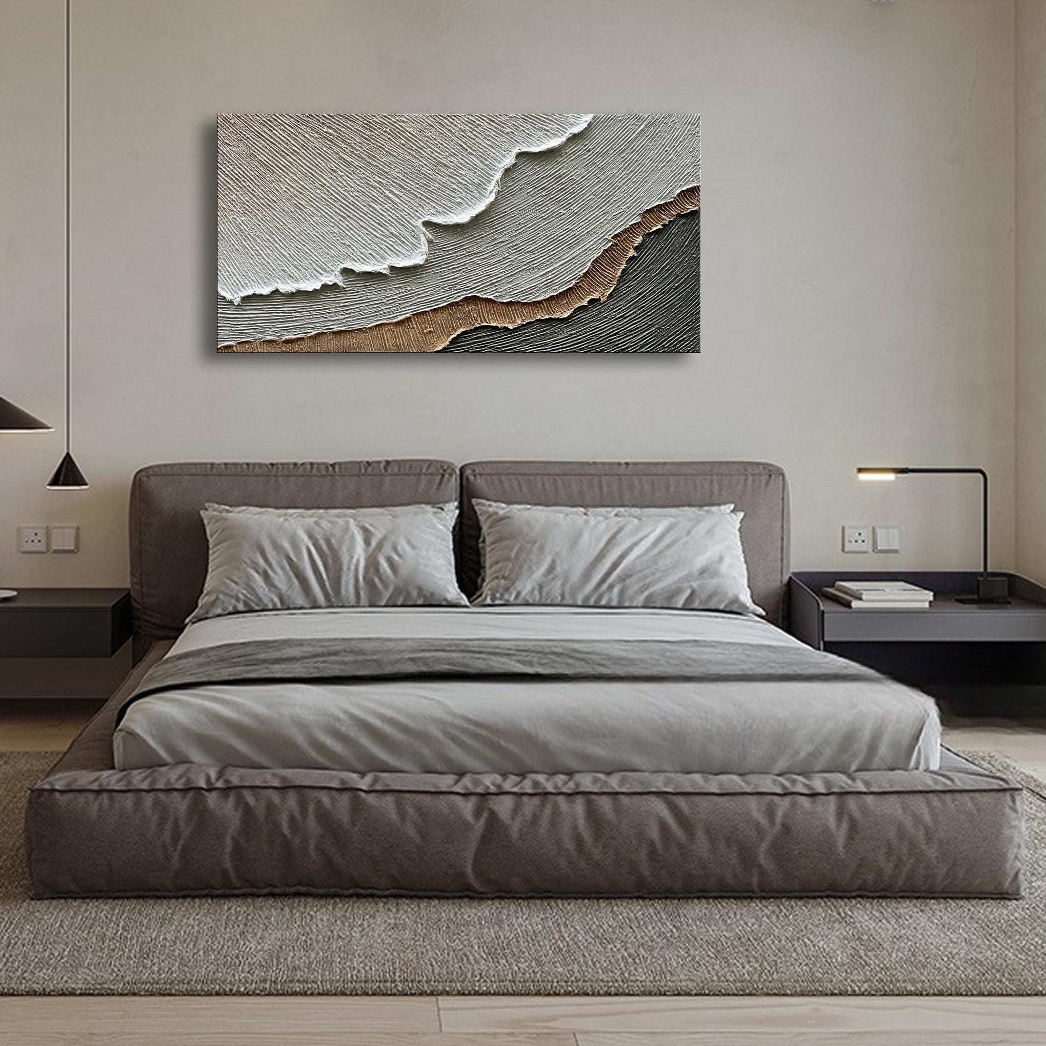 Thick Texture Abstract Oil Painting Hand