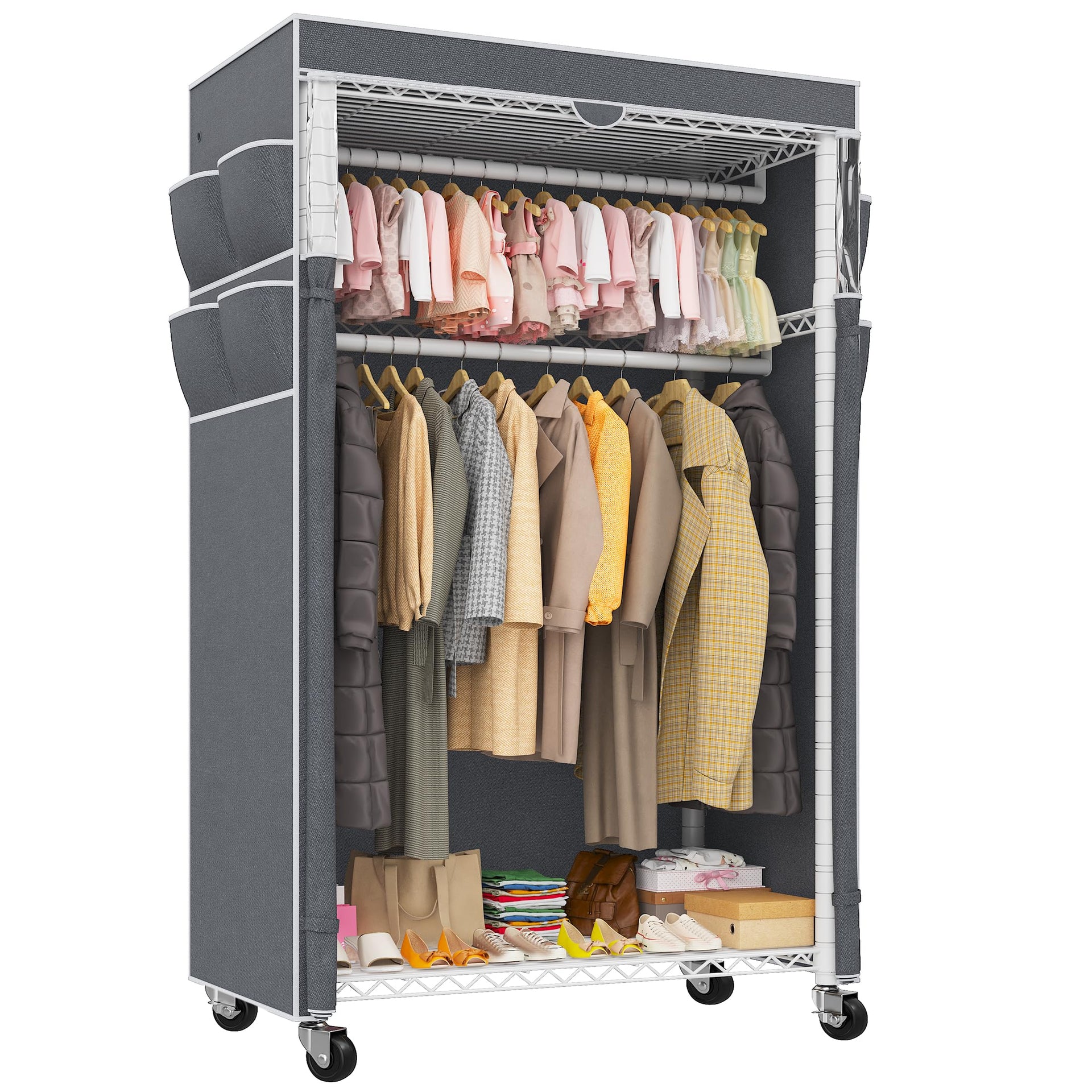 Clothes Rack with Cover