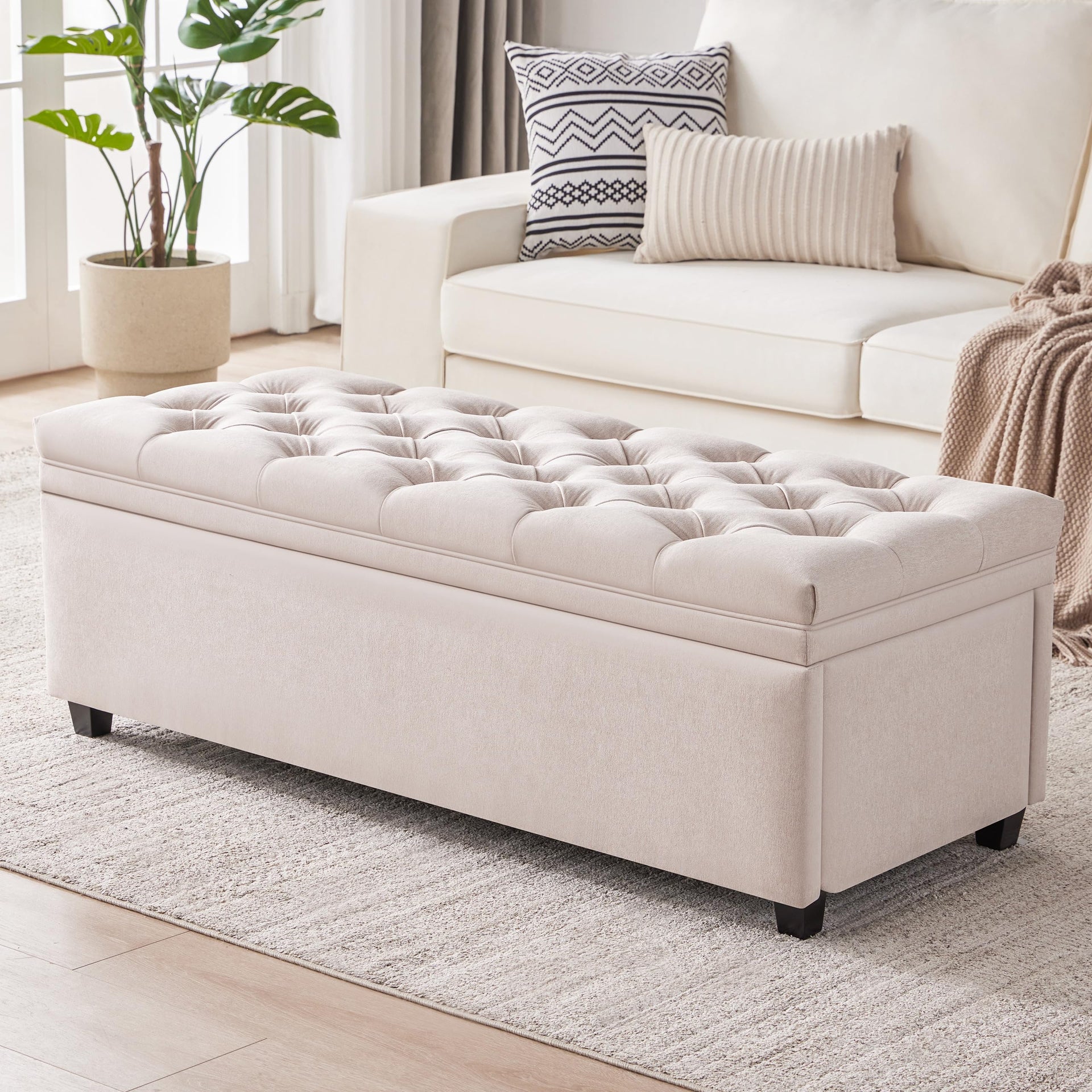 50 Inch Large Storage Ottoman
