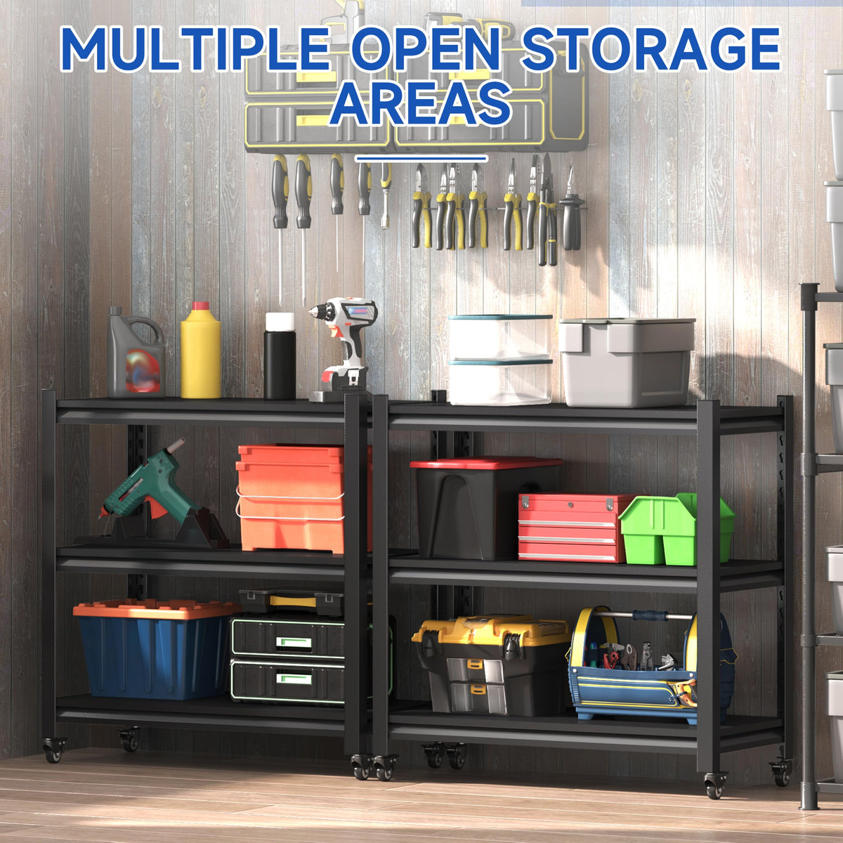 3 Tier Adjustable Garage Storage Shelving