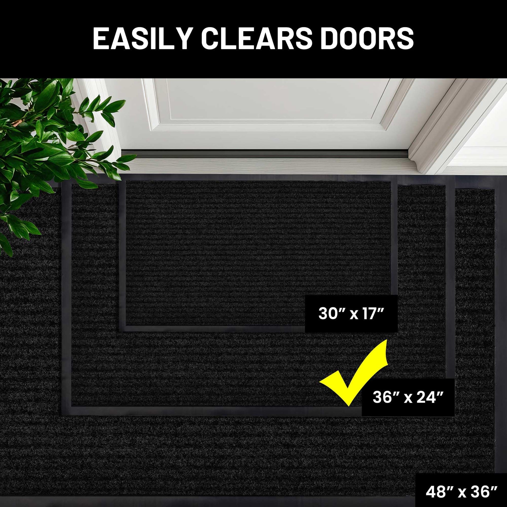 Front Door Mat (2 Count)