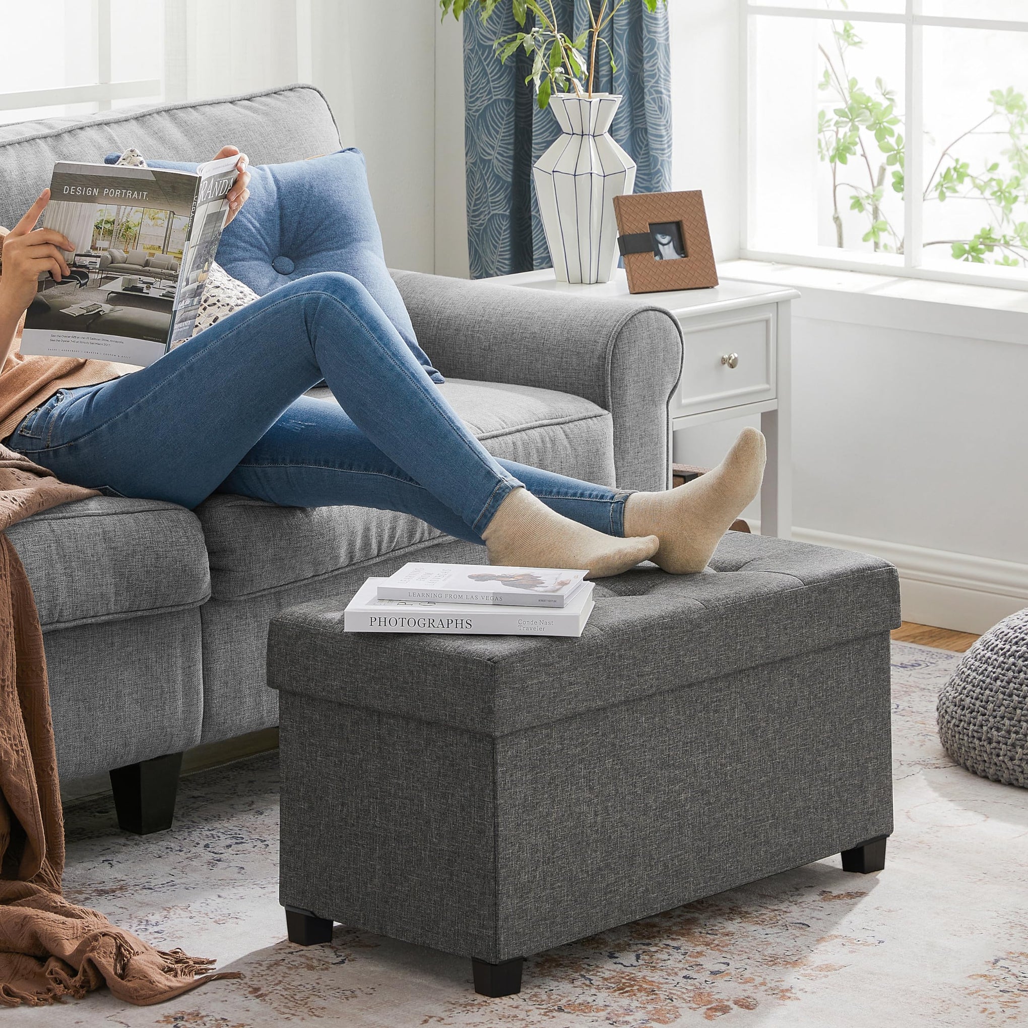 Storage Ottoman Bench