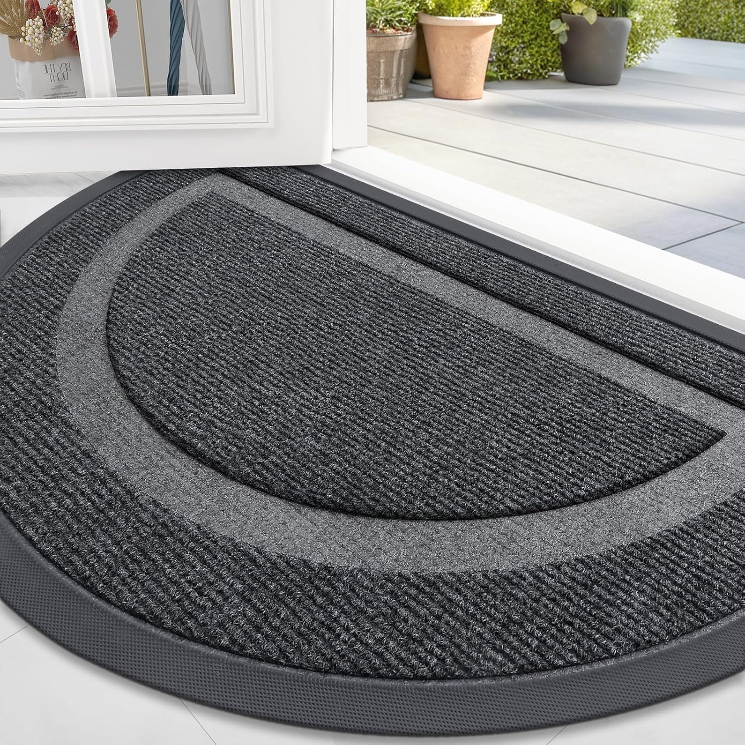 Half Circle Front Door Mat Outside 71x47 All