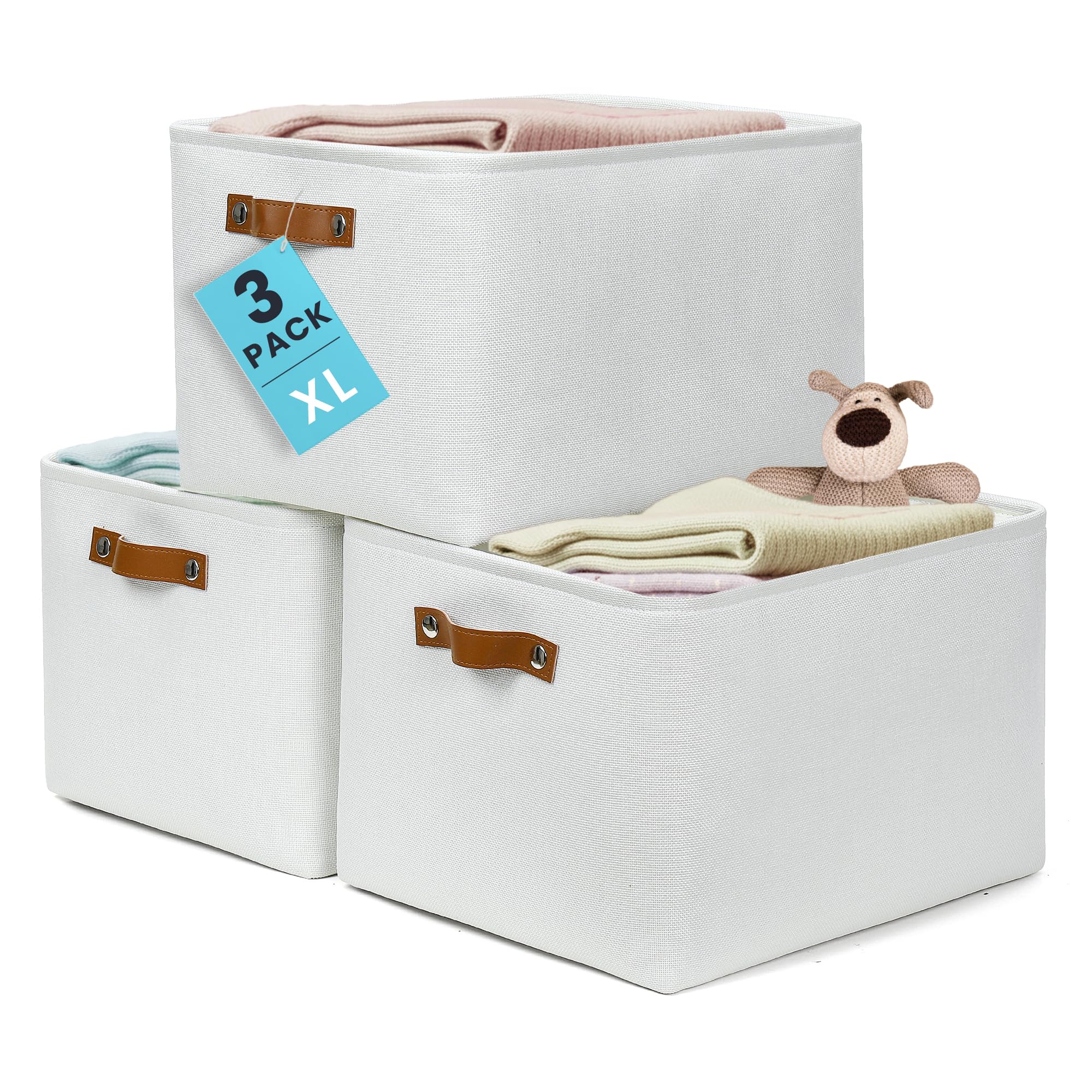 16x12.5in Storage Baskets (3 Count)