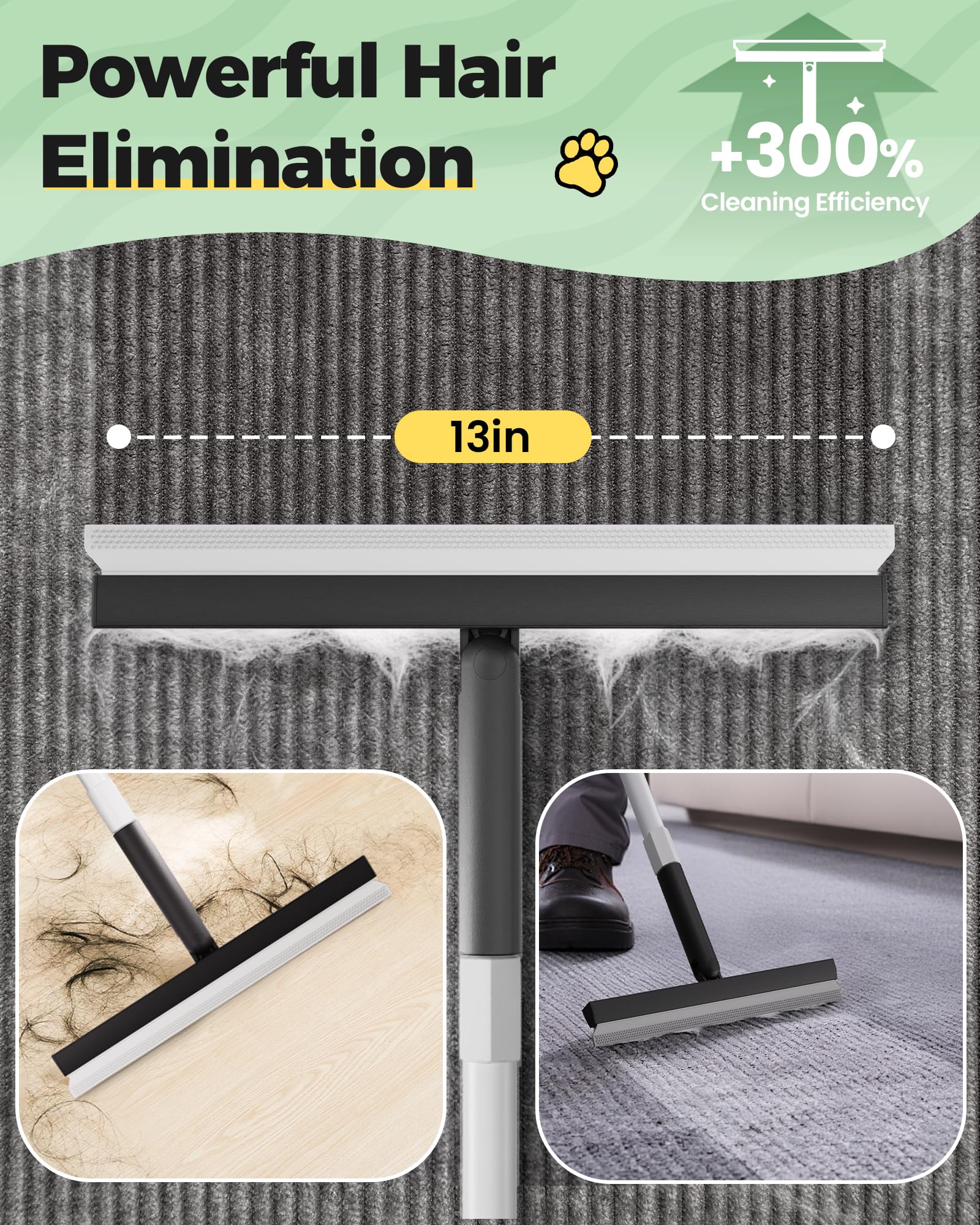 Carpet Rake for Pet Hair Removal Tool