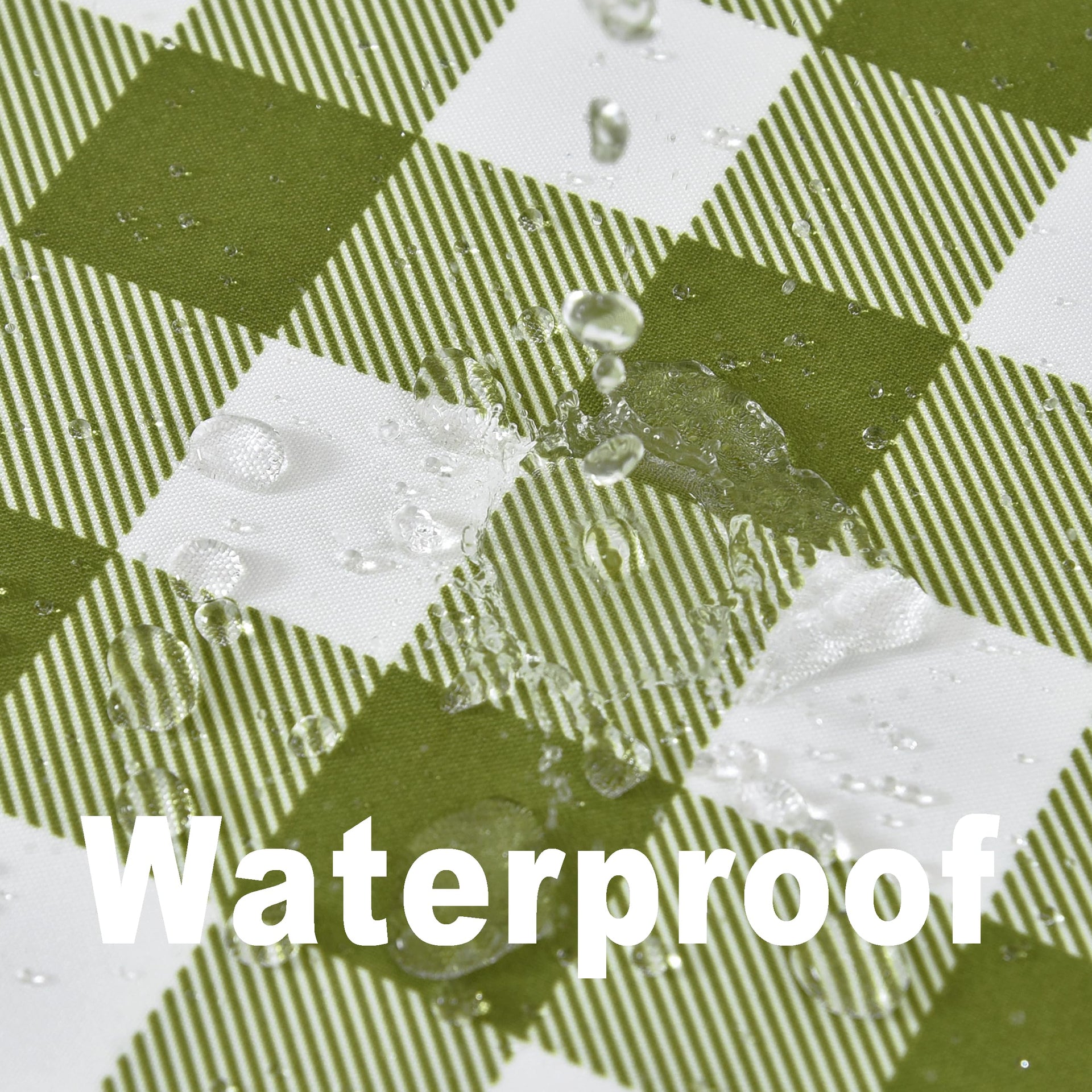 Waterproof Checkered Tablecloth Fabric