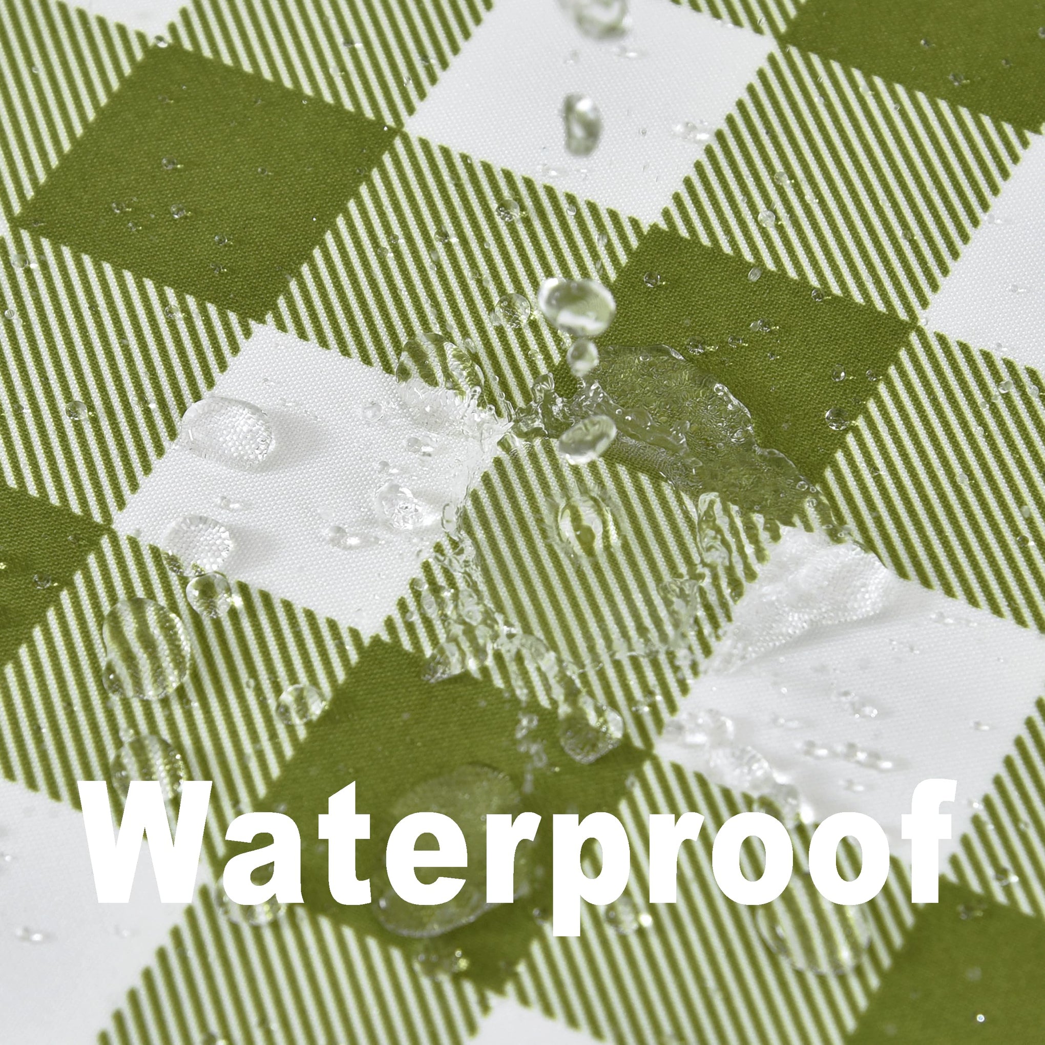Waterproof Plaid Tablecloth Fabric