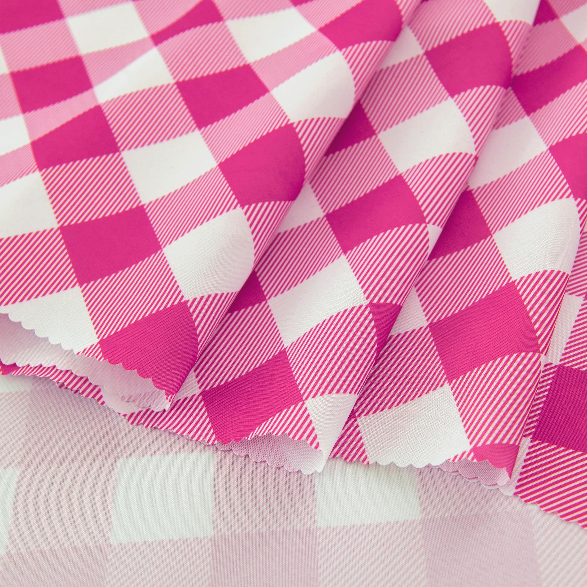 Waterproof Plaid Tablecloth Fabric
