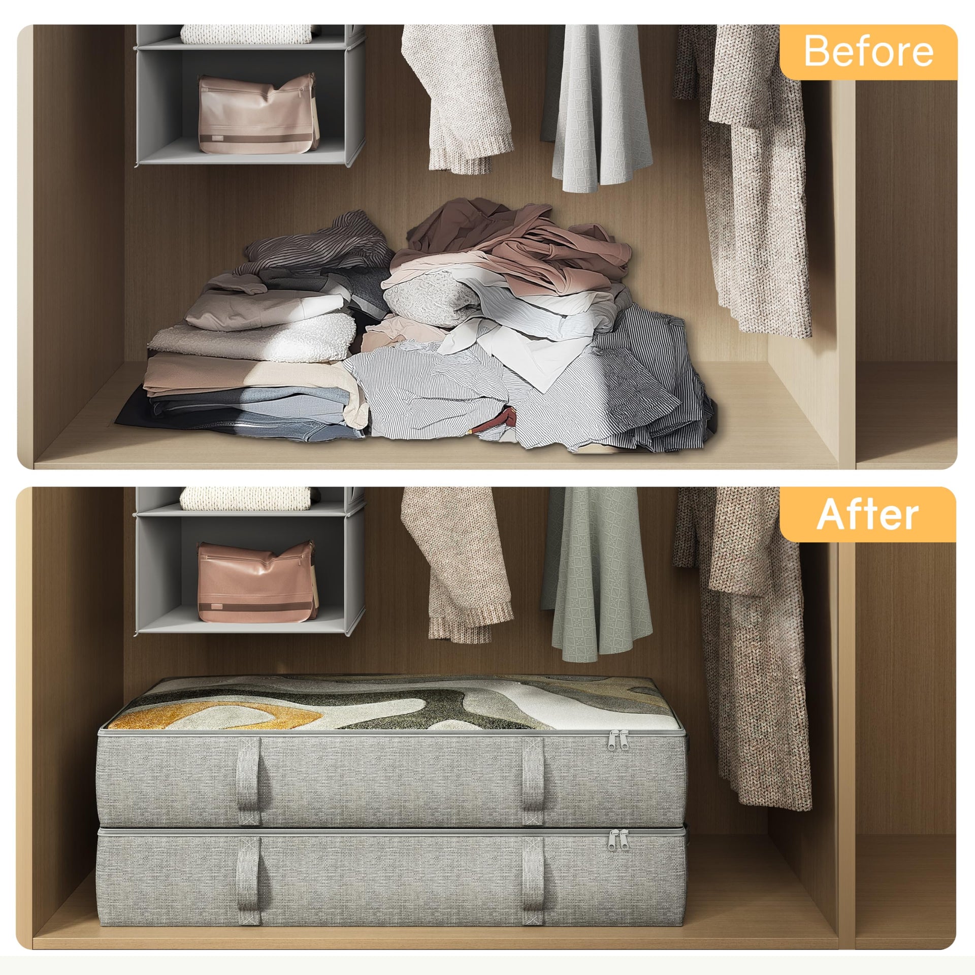 2 Pack Under Bed Storage Containers (2 Count)