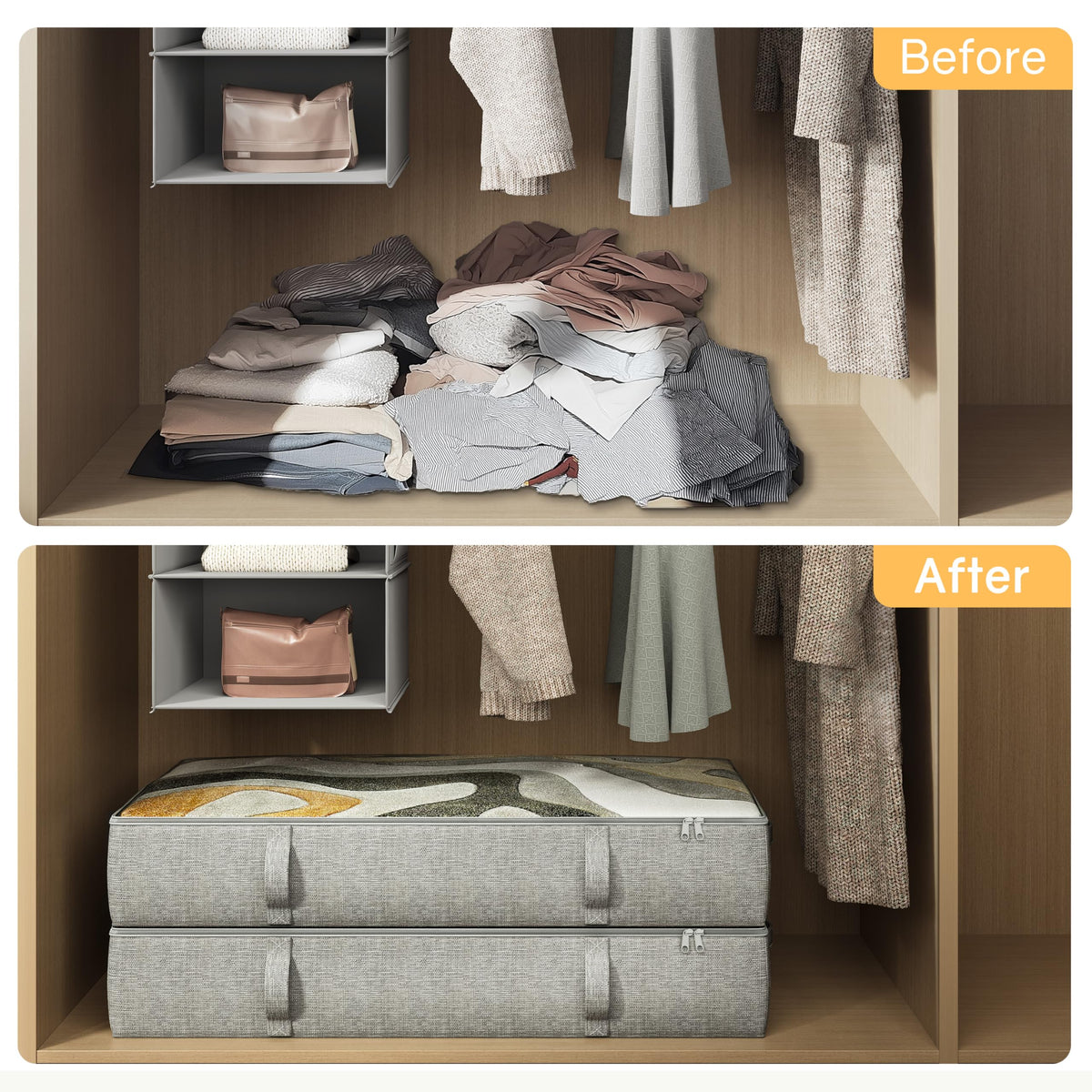 2 Pack Under Bed Storage Containers (2 Count)