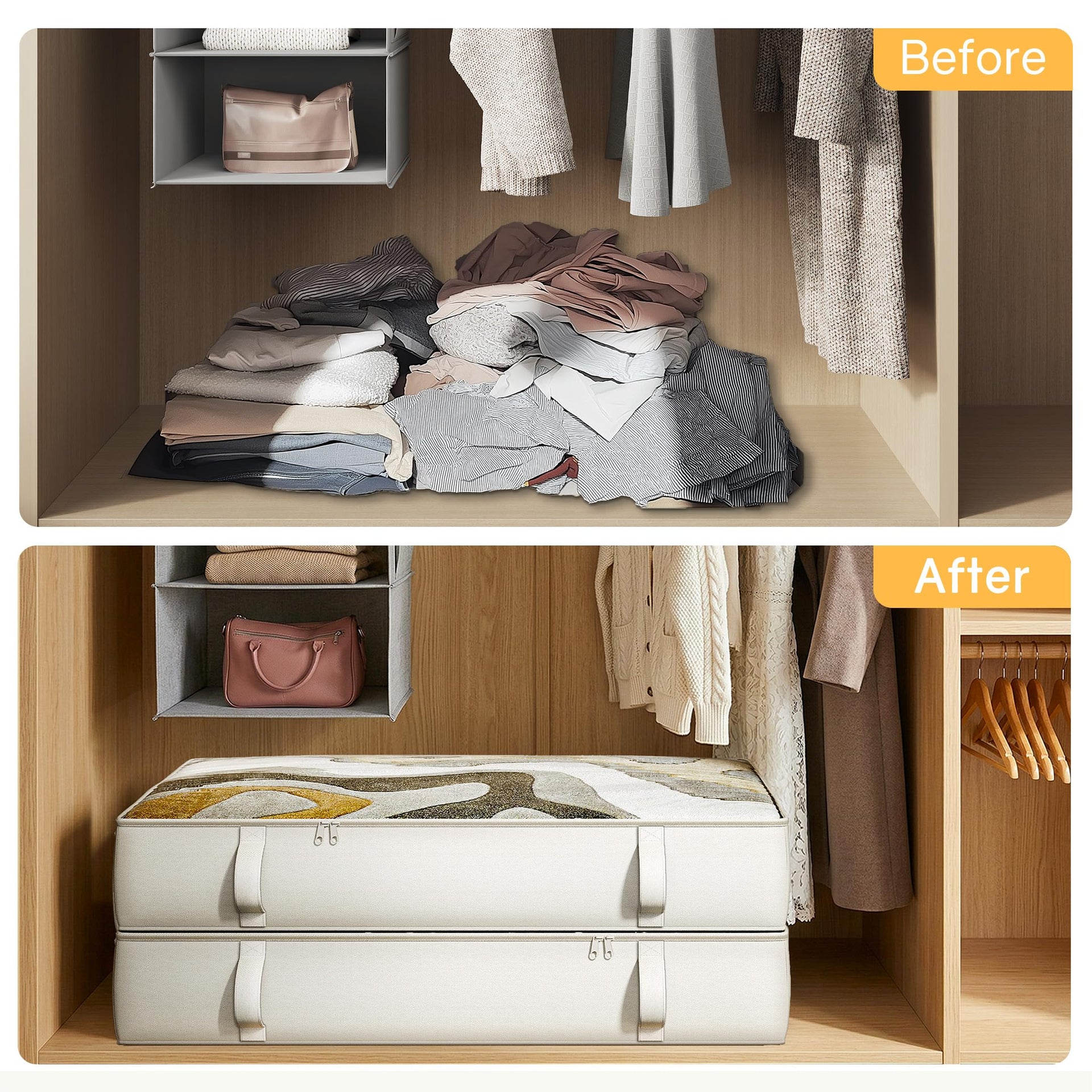 2 Pack Under Bed Storage Containers (2 Count)