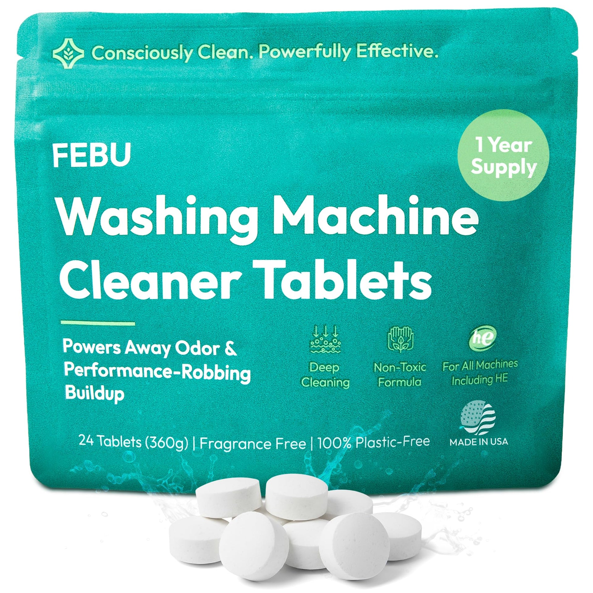 Washing Machine Cleaner Tablets (24 Count)