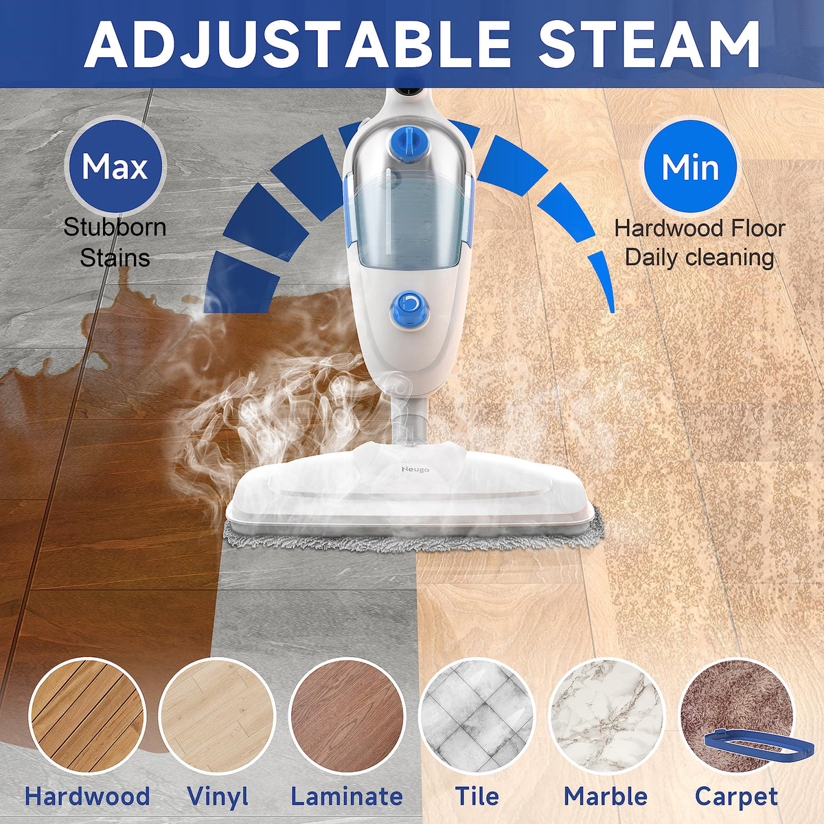 Steam Mop for Floor Cleaning