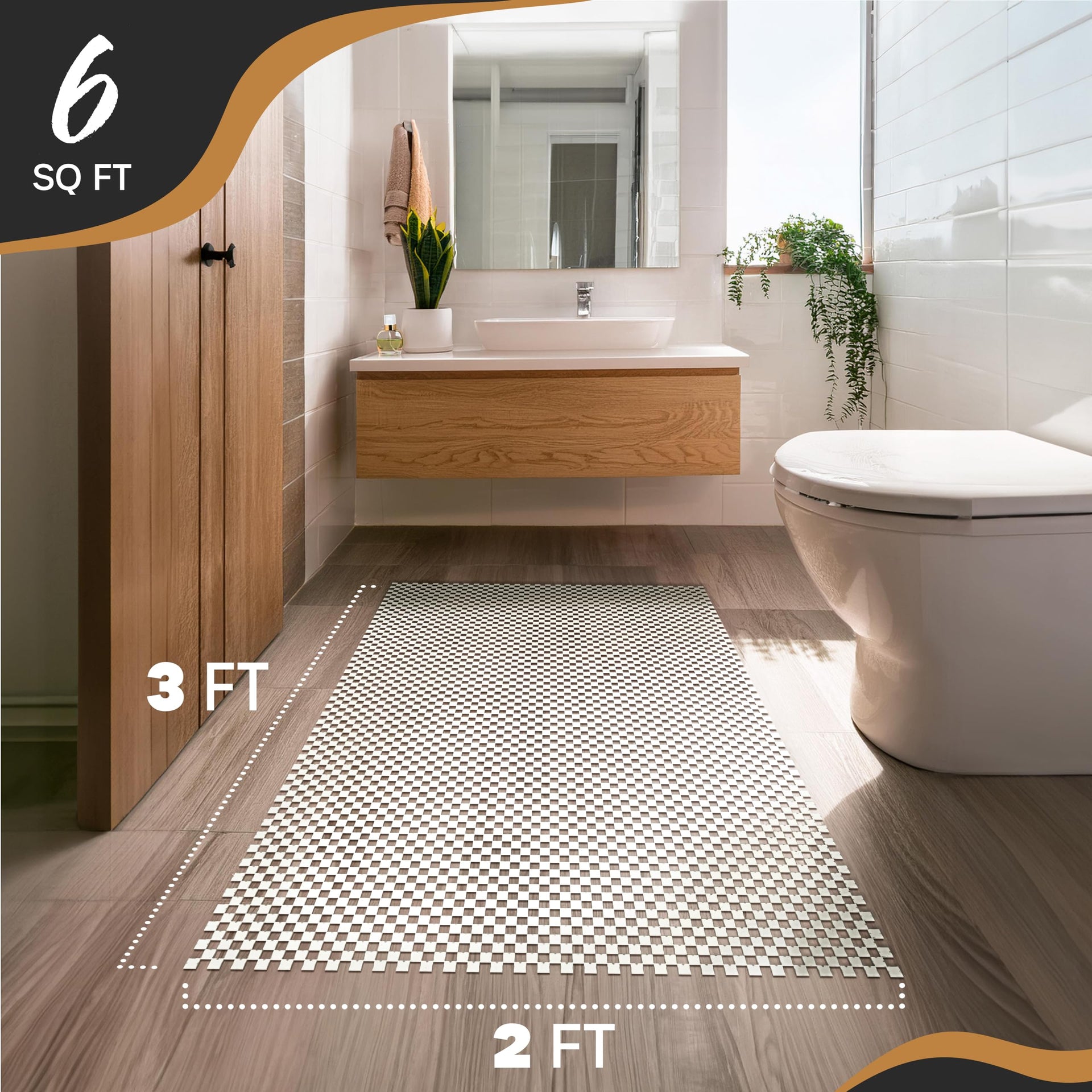 2 Ft x 3 Ft Rug Gripper Pad (6 Sq Ft)