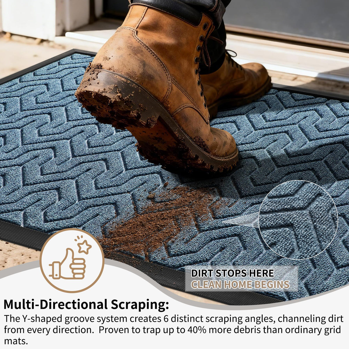 Large Door Mat Outside Entrance 36x24