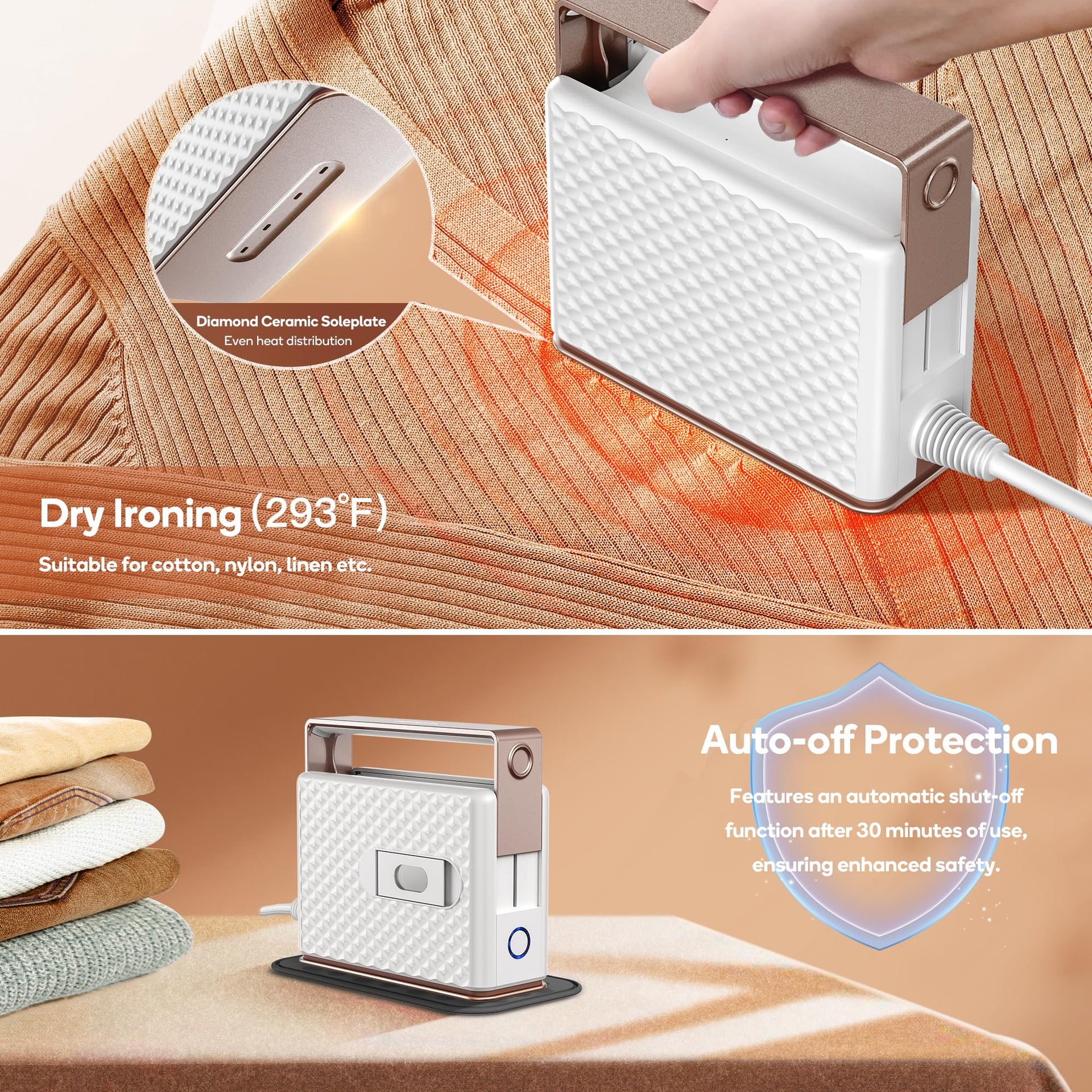 100 240V Travel Steam Iron