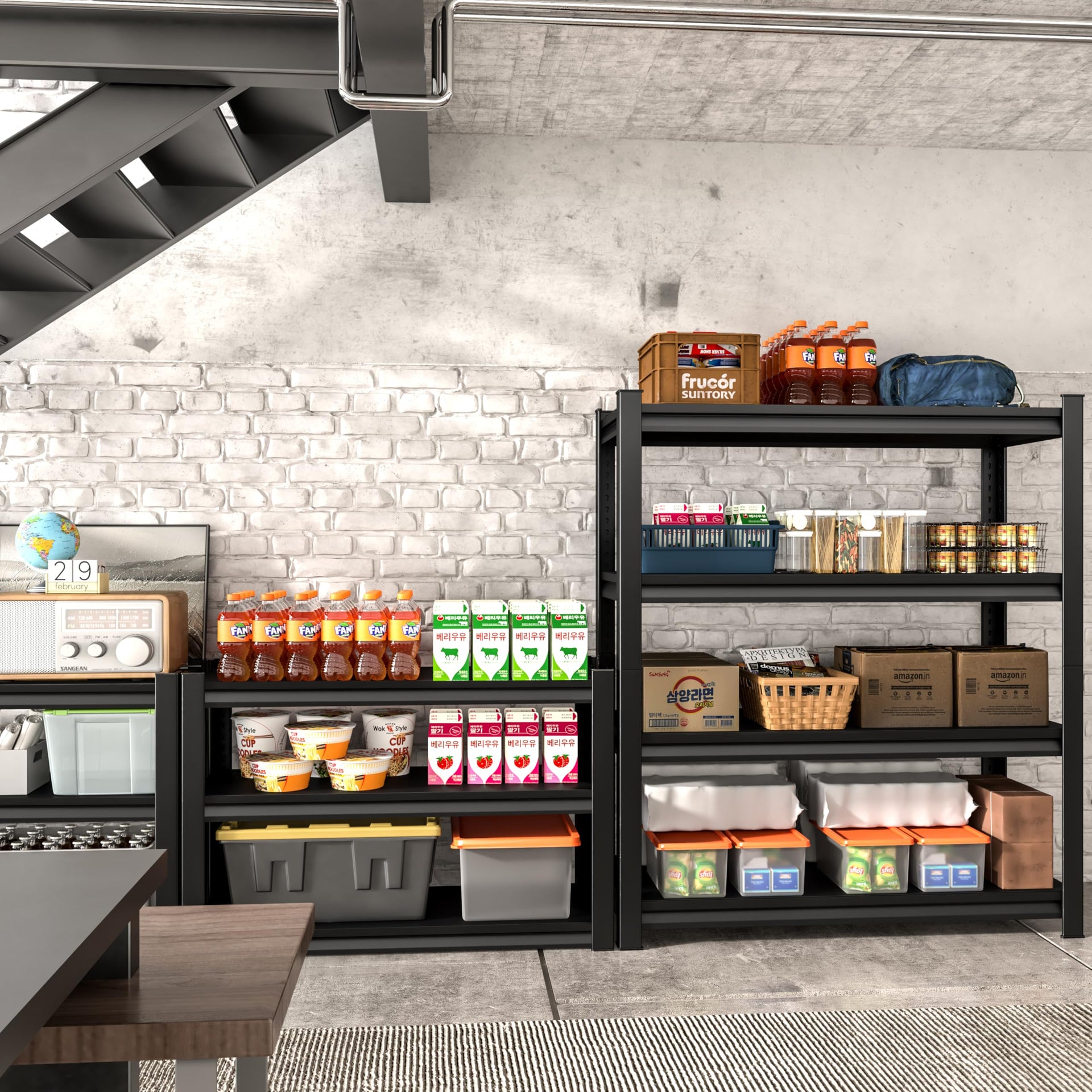 48" W Garage Shelving Heavy Duty