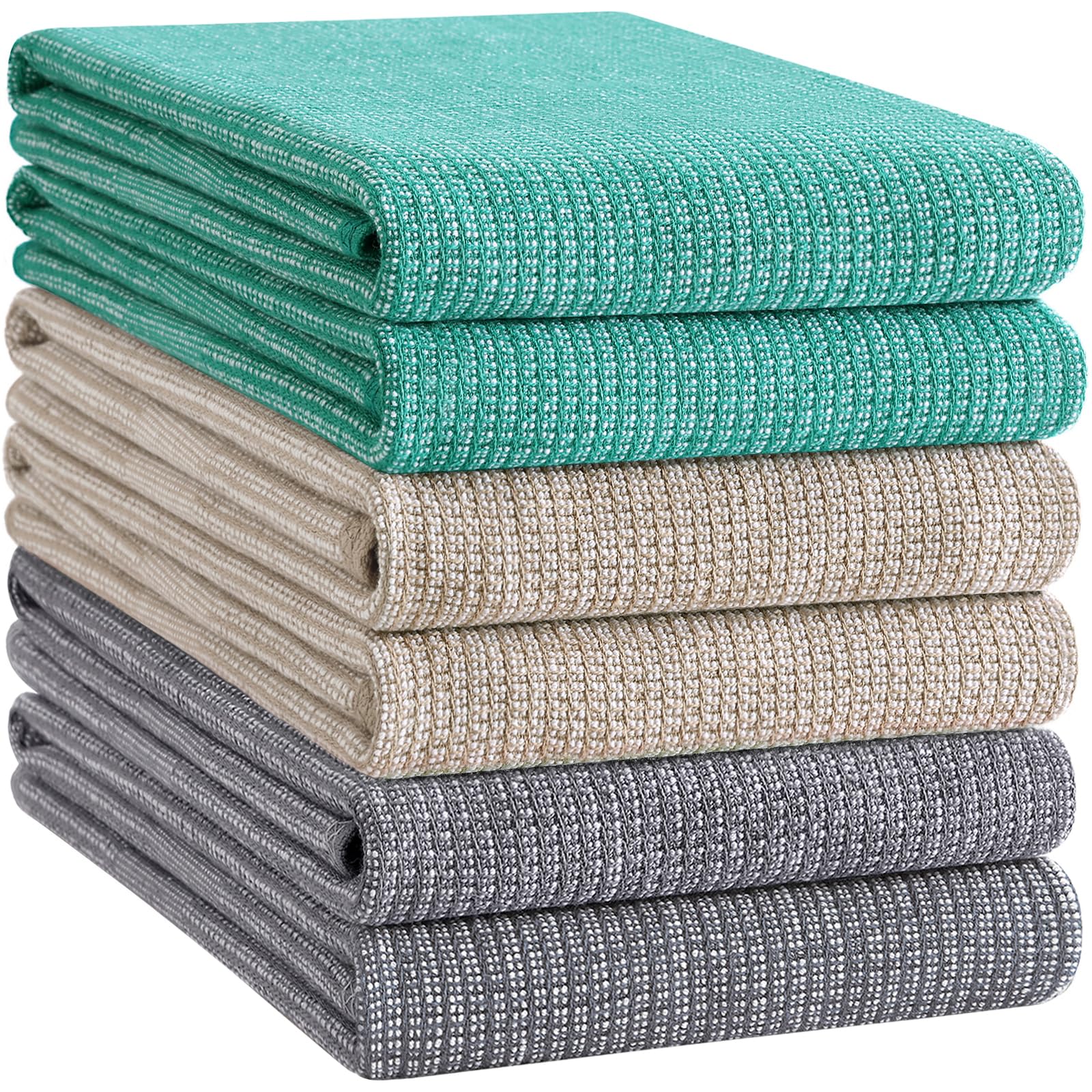 380 GSM Cotton Premium Kitchen Towels 6 Pack (6 Count)