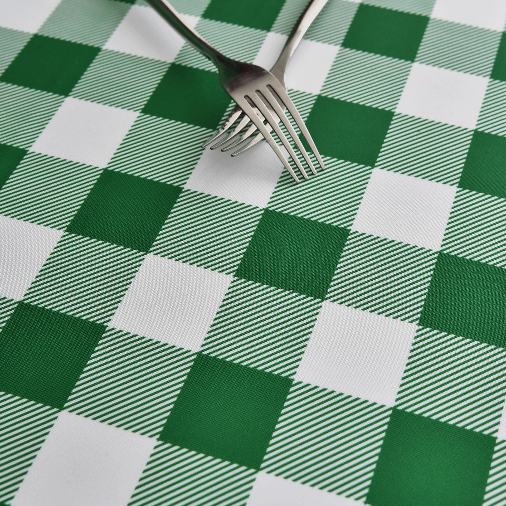 Waterproof Plaid Tablecloth Fabric
