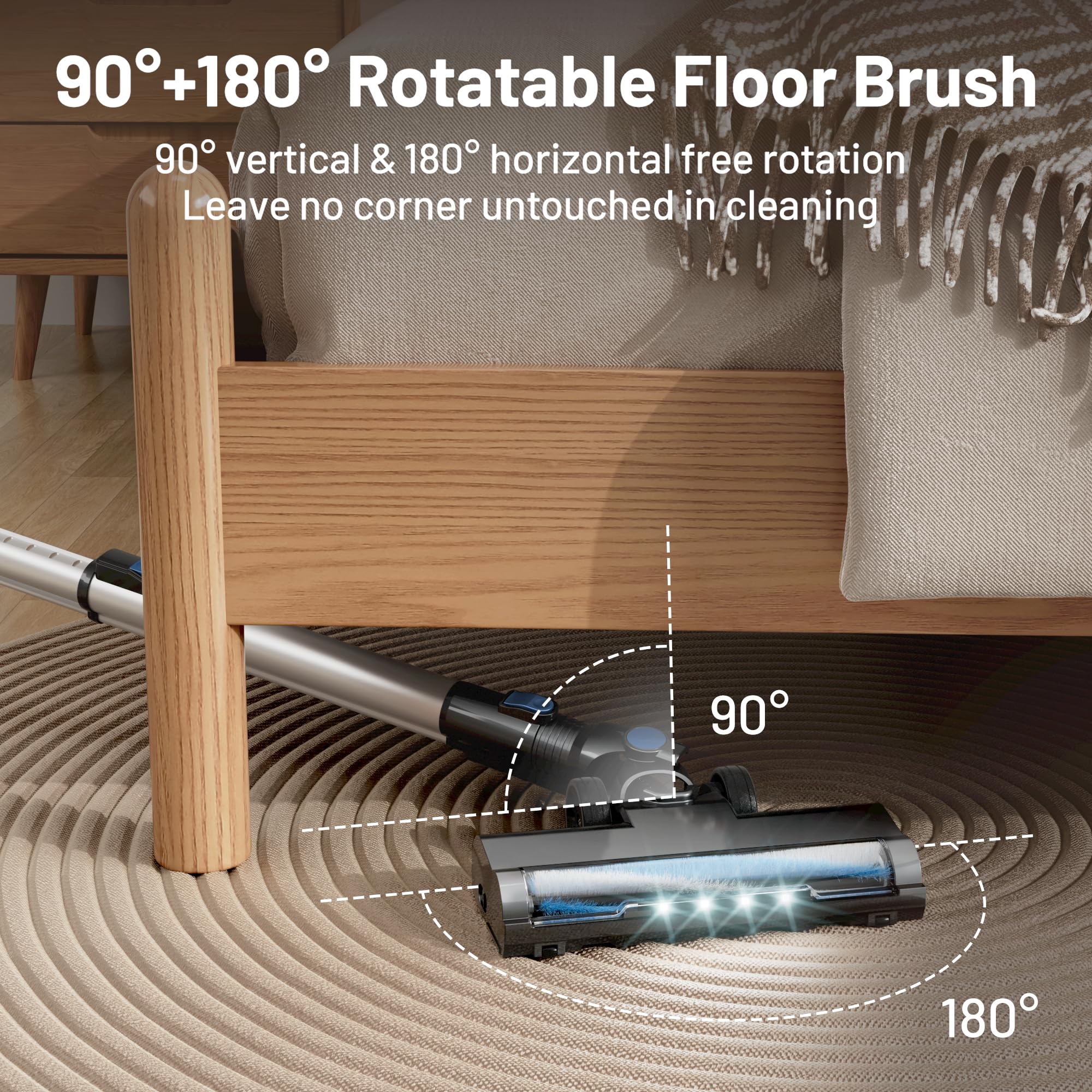 Cordless Vacuum Cleaner with Self