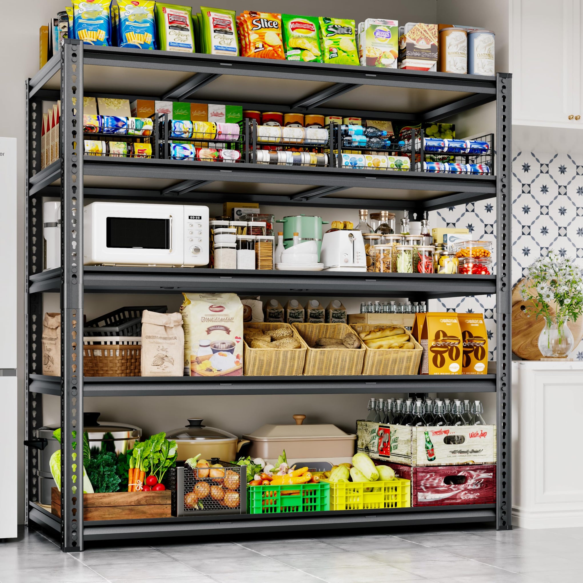 48"W Garage Shelving Heavy Duty (2 Count)