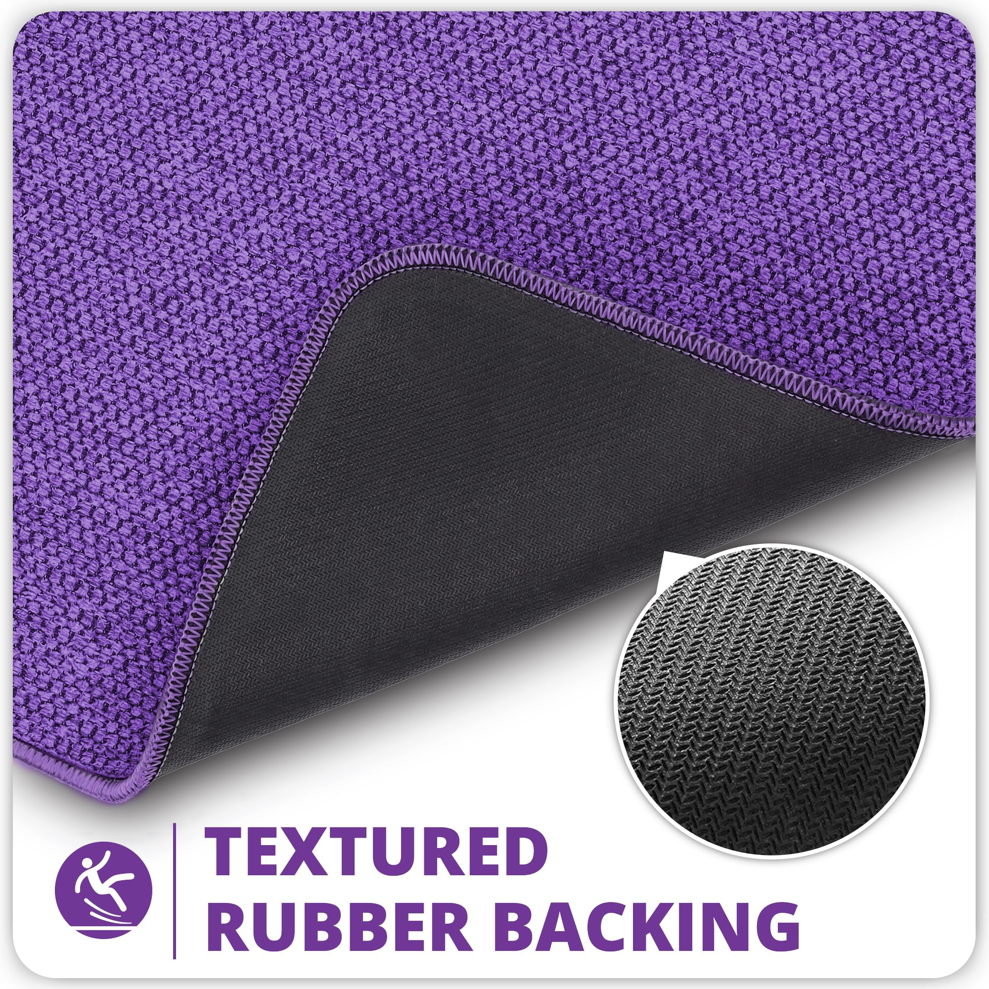 Bath Mat Ultra Thin Bathroom Runner Rugs (12 Sq Ft)