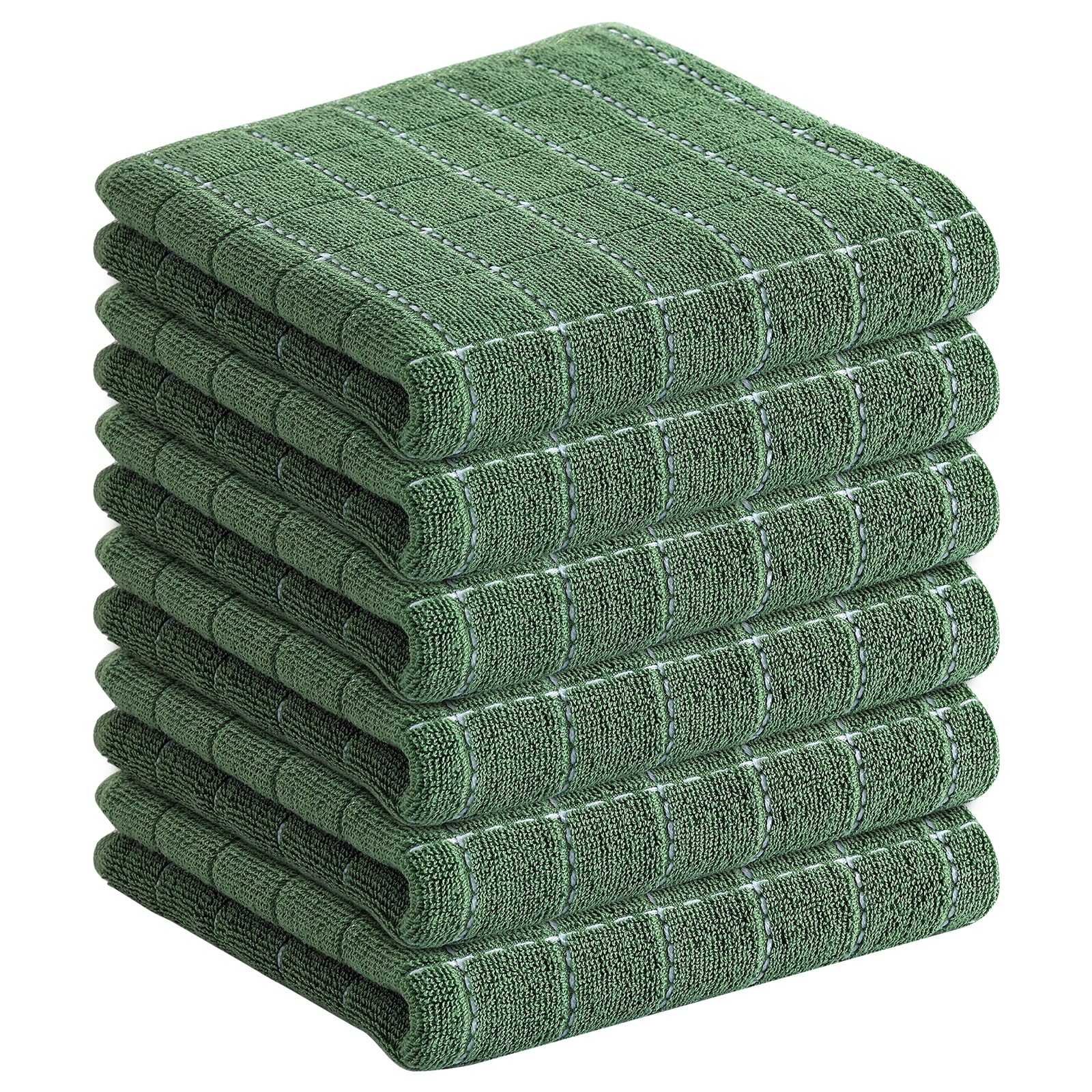 100% Cotton Terry Kitchen Towels (6 Count)