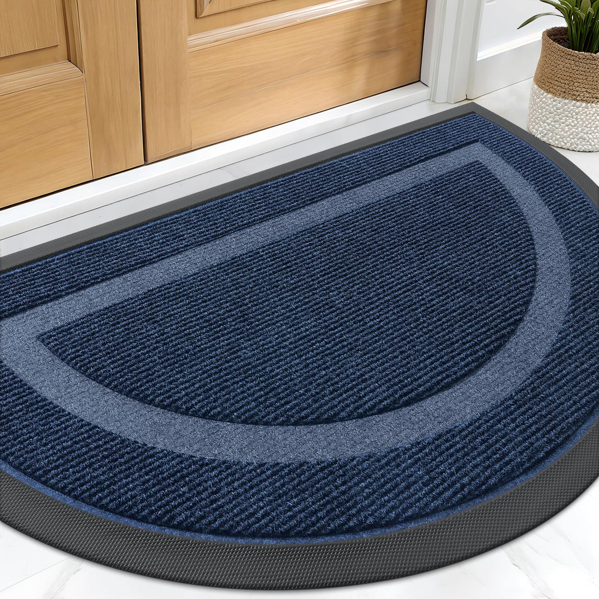 Half Circle Front Door Mat Outside 29.5x17 All