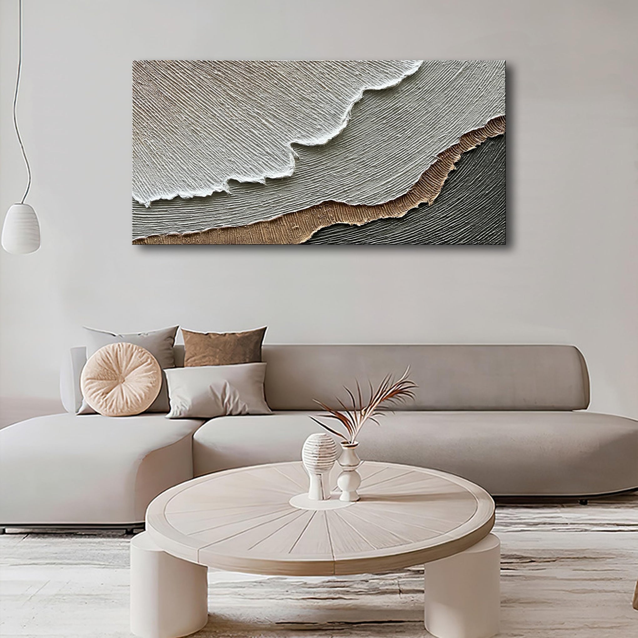 Thick Texture Abstract Oil Painting Hand