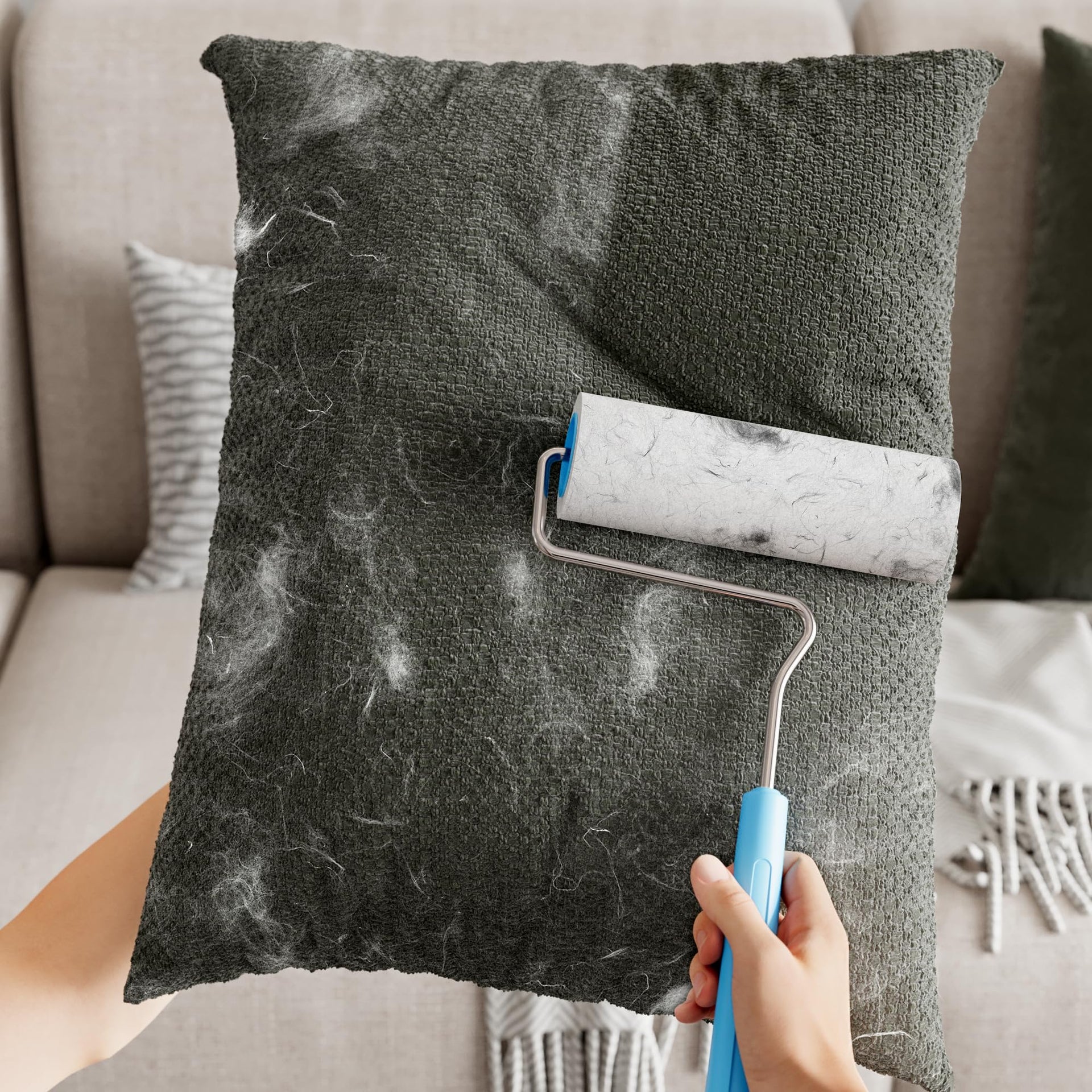 Large Surface Extra Sticky Lint Roller 6.3''