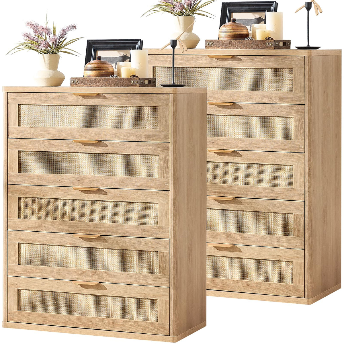 Rattan Dresser for Bedroom Set 2