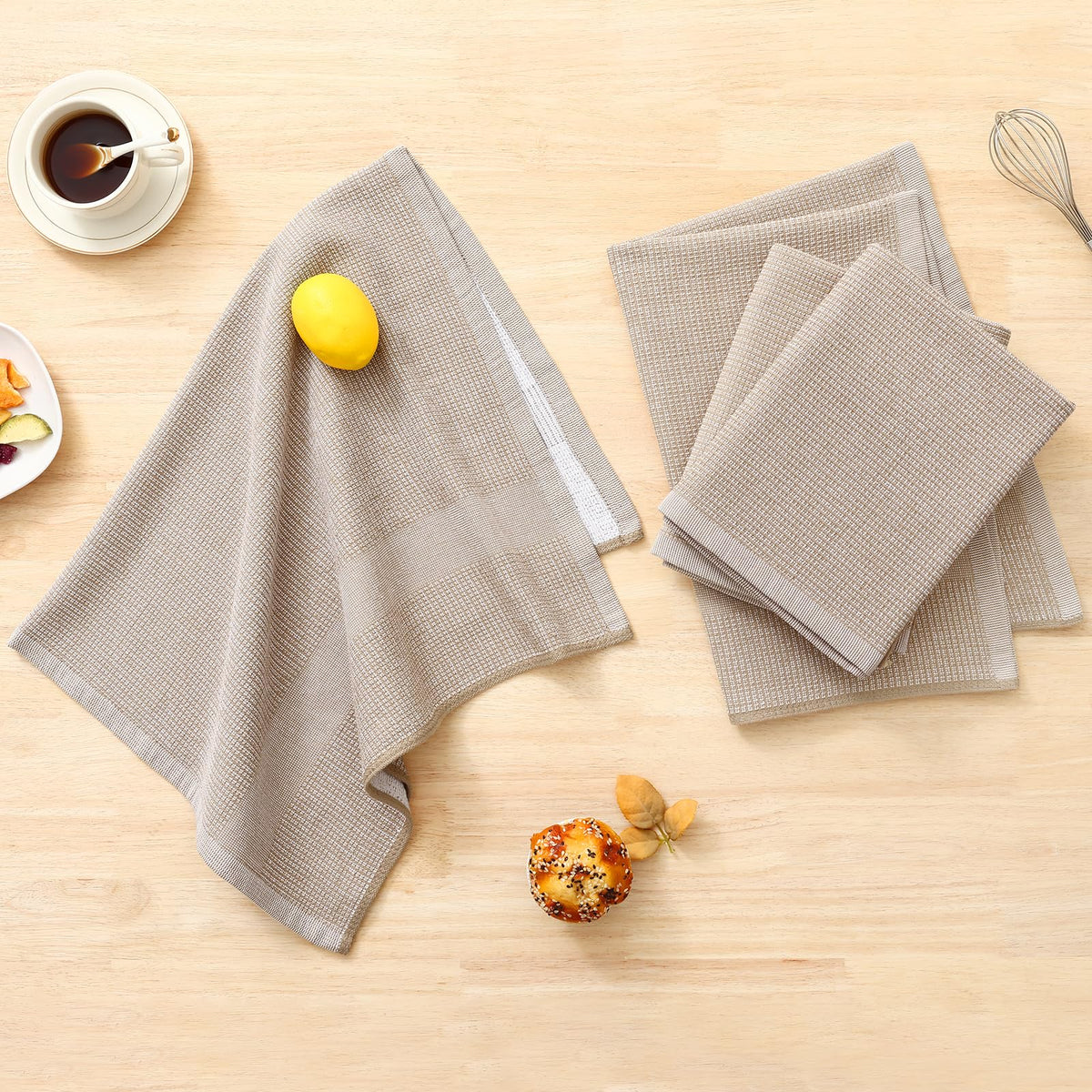 380 GSM Cotton Premium Kitchen Towels 12 Pack (12 Count)