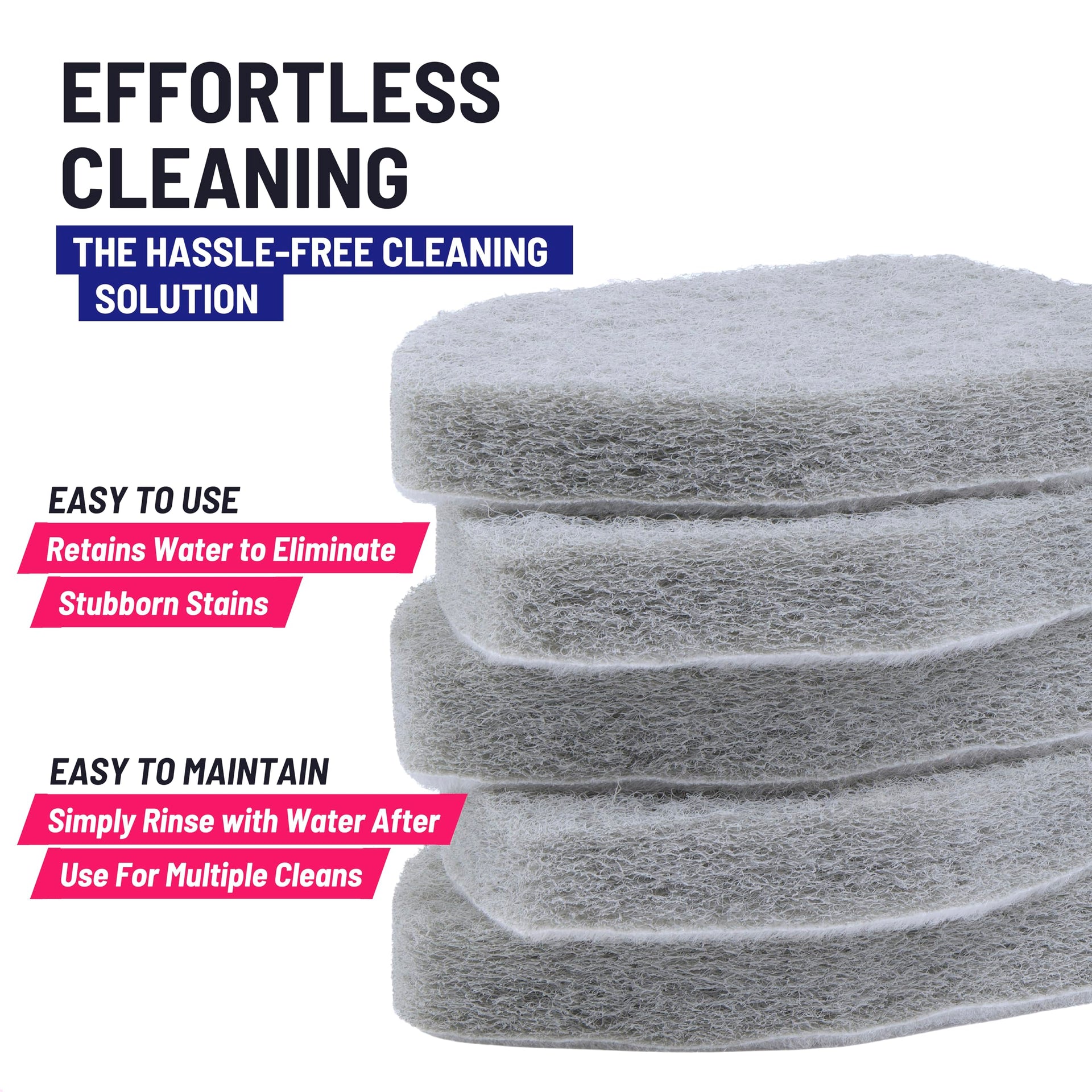 Scrubber Sponge Refill for 3 in 1 Moku Home Shower Scrubber (5 Count)