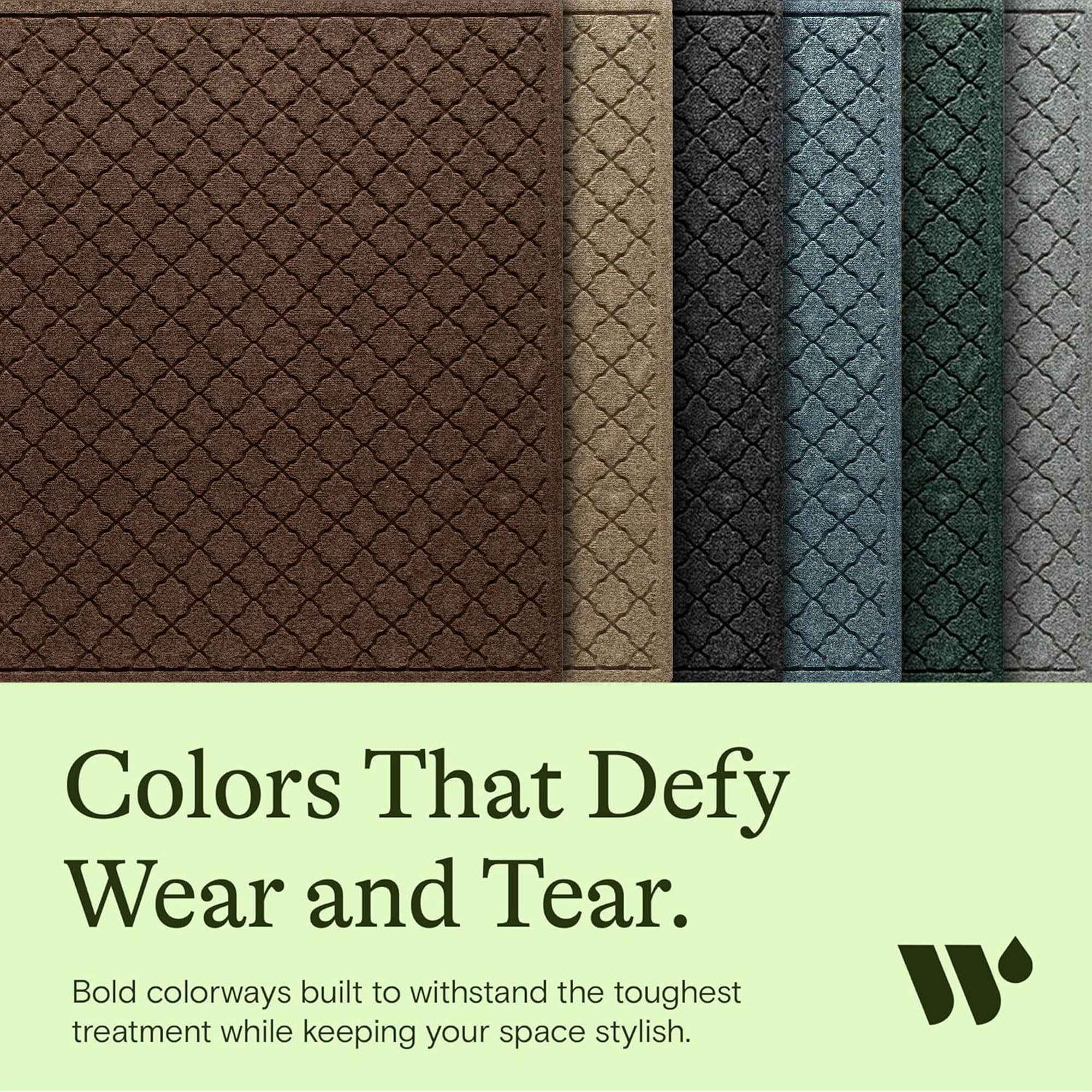 Cordova Front Door Mat Indoor Outdoor Entrance (15 Sq Ft)
