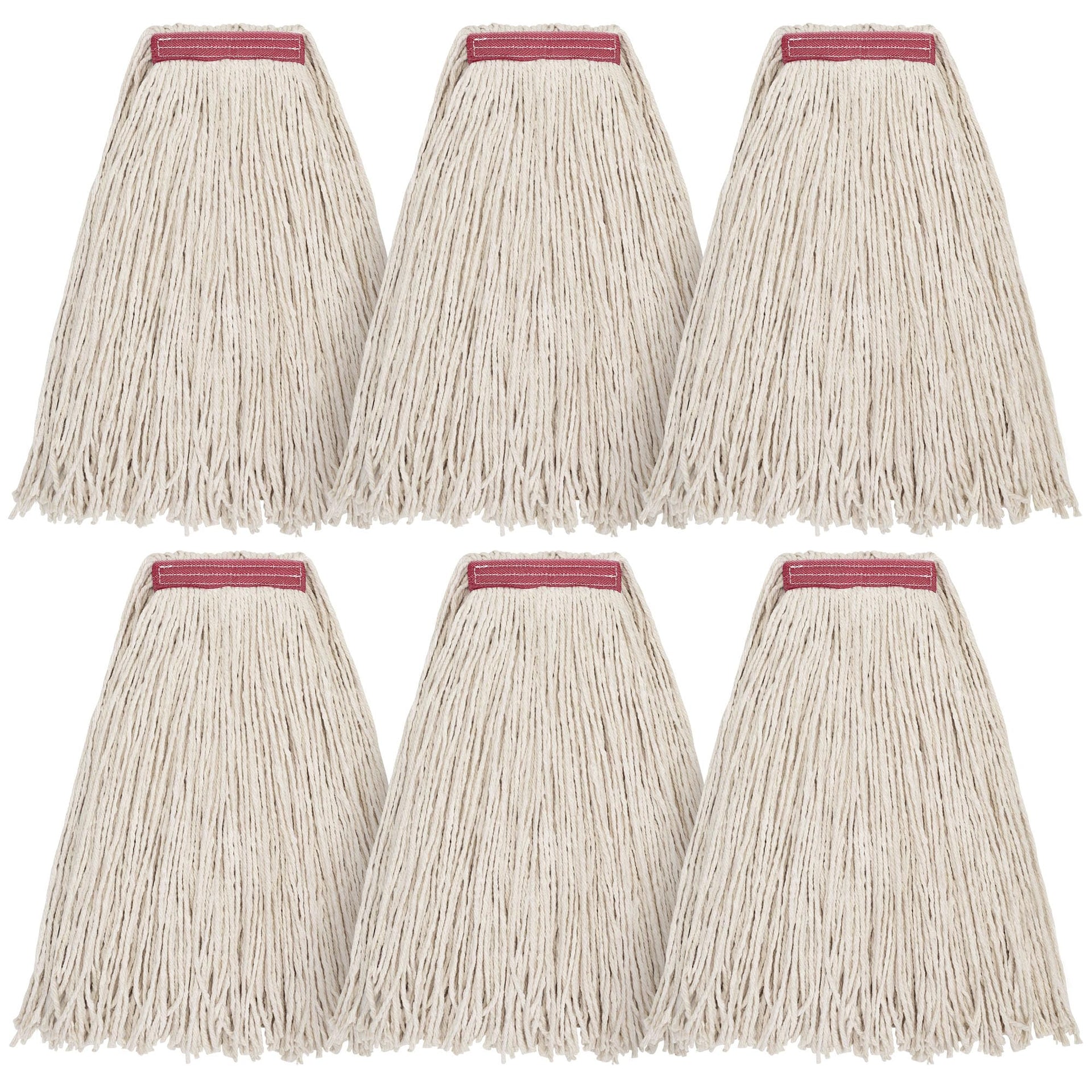 Matthew Cleaning 16oz 6Pack Cotton Floor Mop (6 Count) - ModHome Supplies