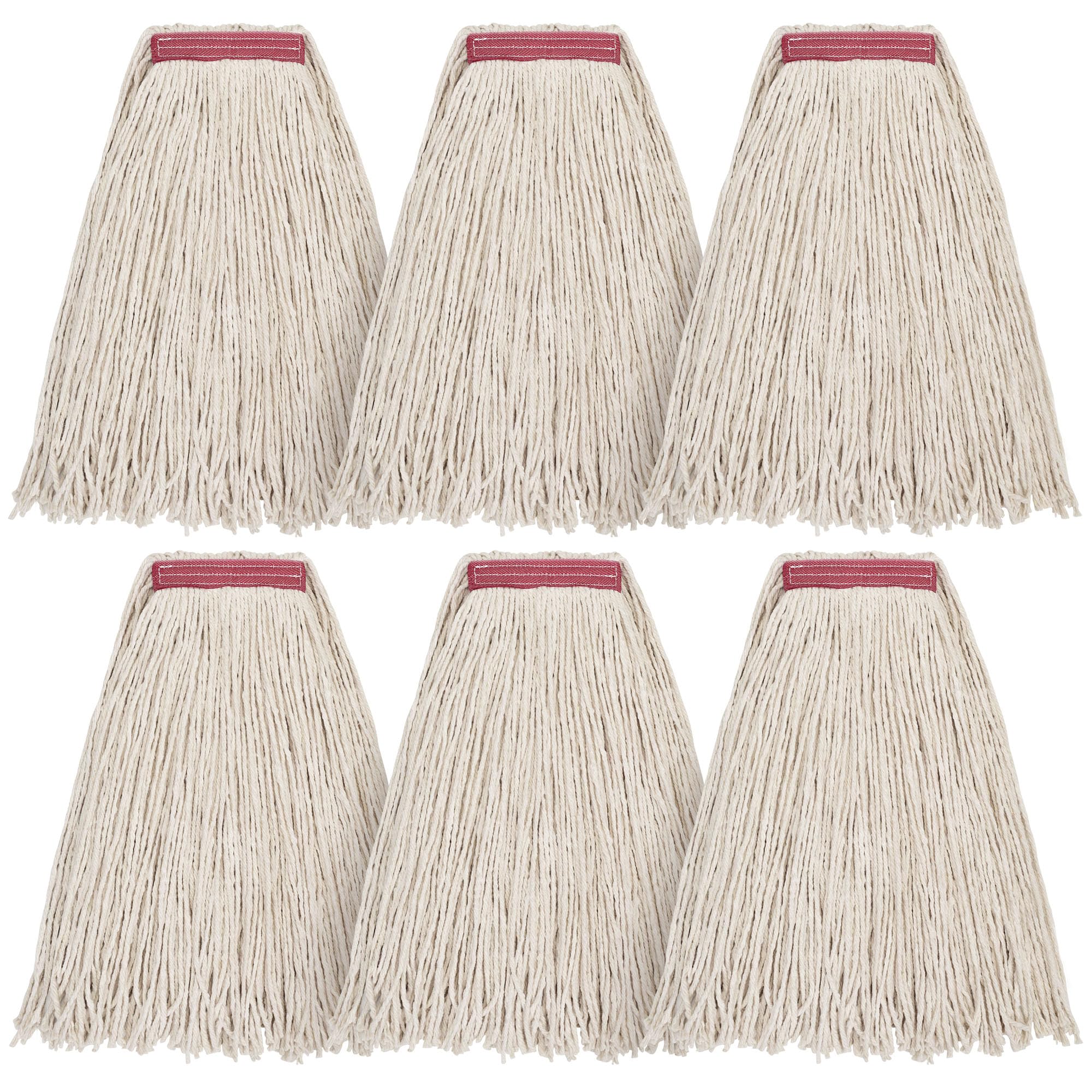 Matthew Cleaning 16oz 6Pack Cotton Floor Mop (6 Count) - ModHome Supplies