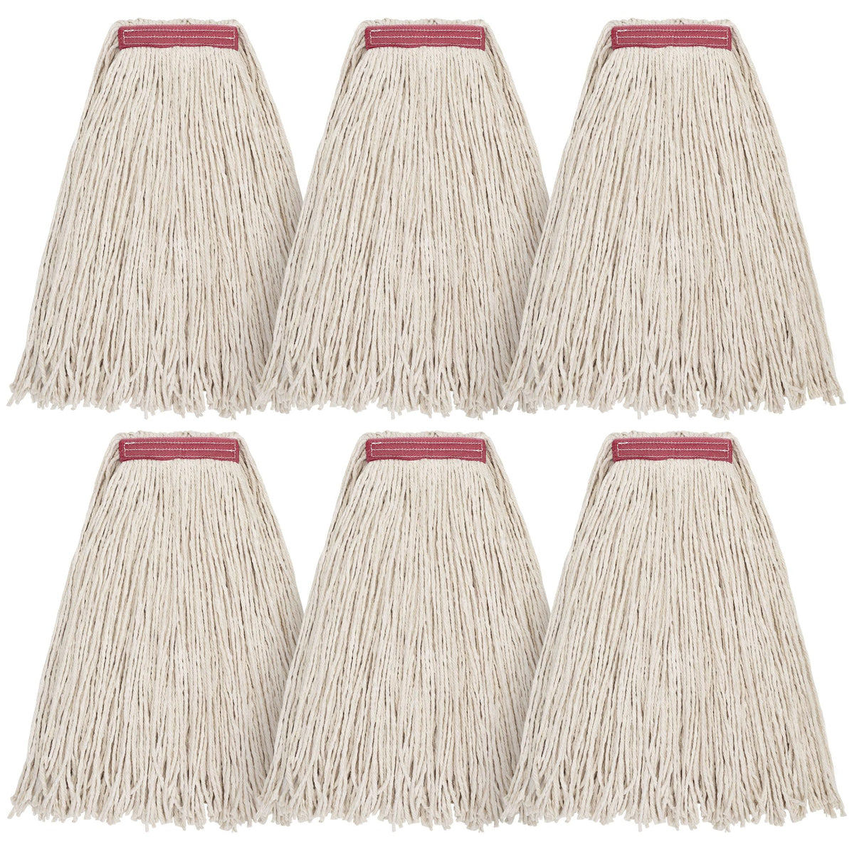 Matthew Cleaning 20oz 6Pack Cotton Floor Mop (6 Count) - ModHome Supplies