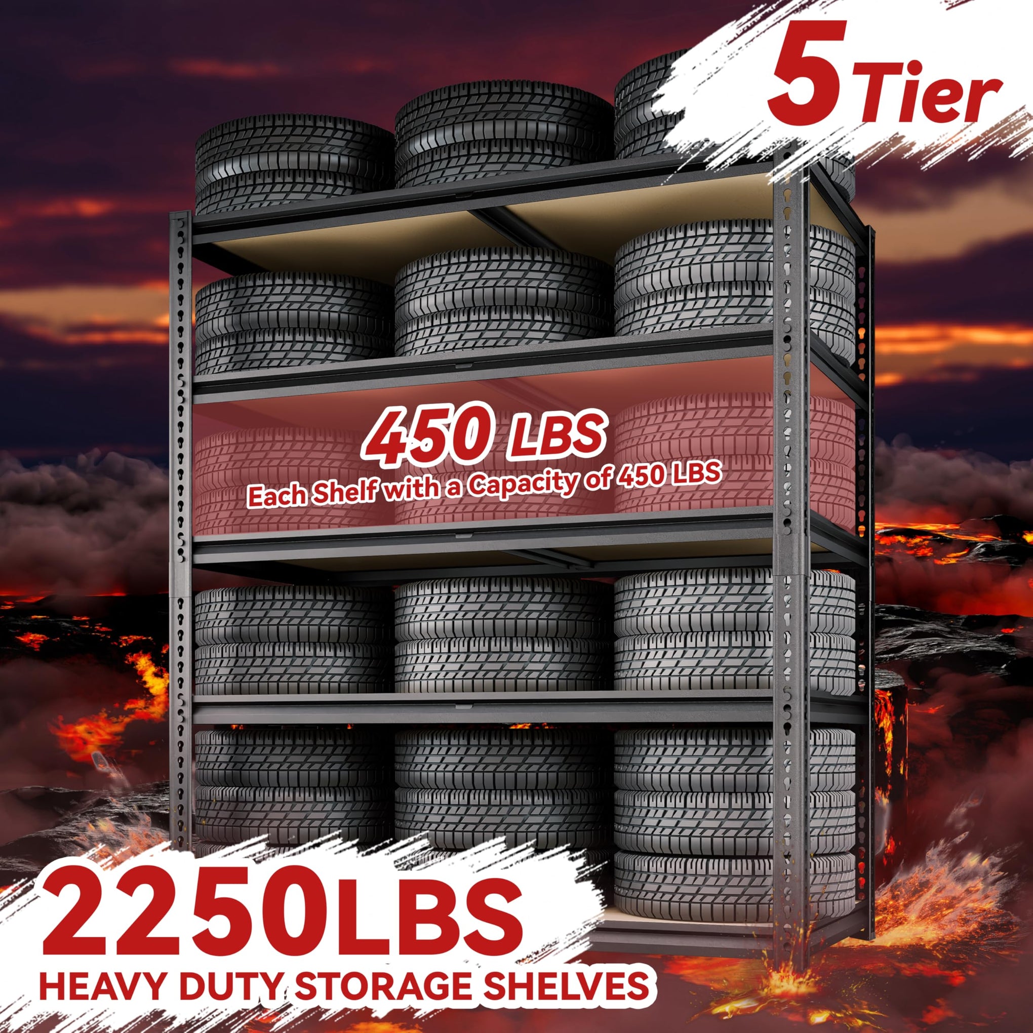 Storage Shelves (2 Count)