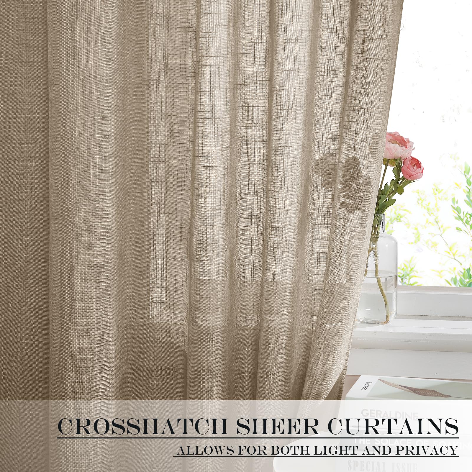 Privacy Sidelight Curtain Short