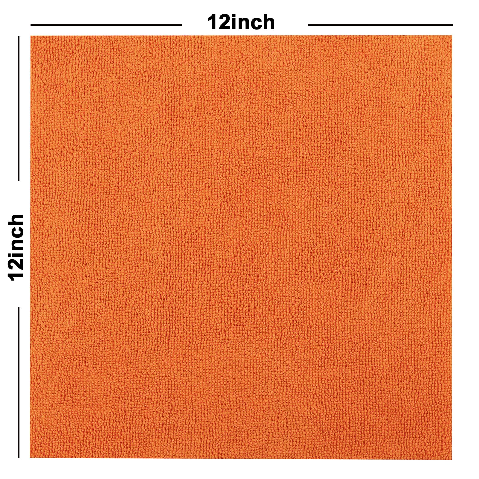 50PK Profesional Resuable Lint Free Microfiber Edgeless Cleaning Cloth Cleaning Rags (50 Count)