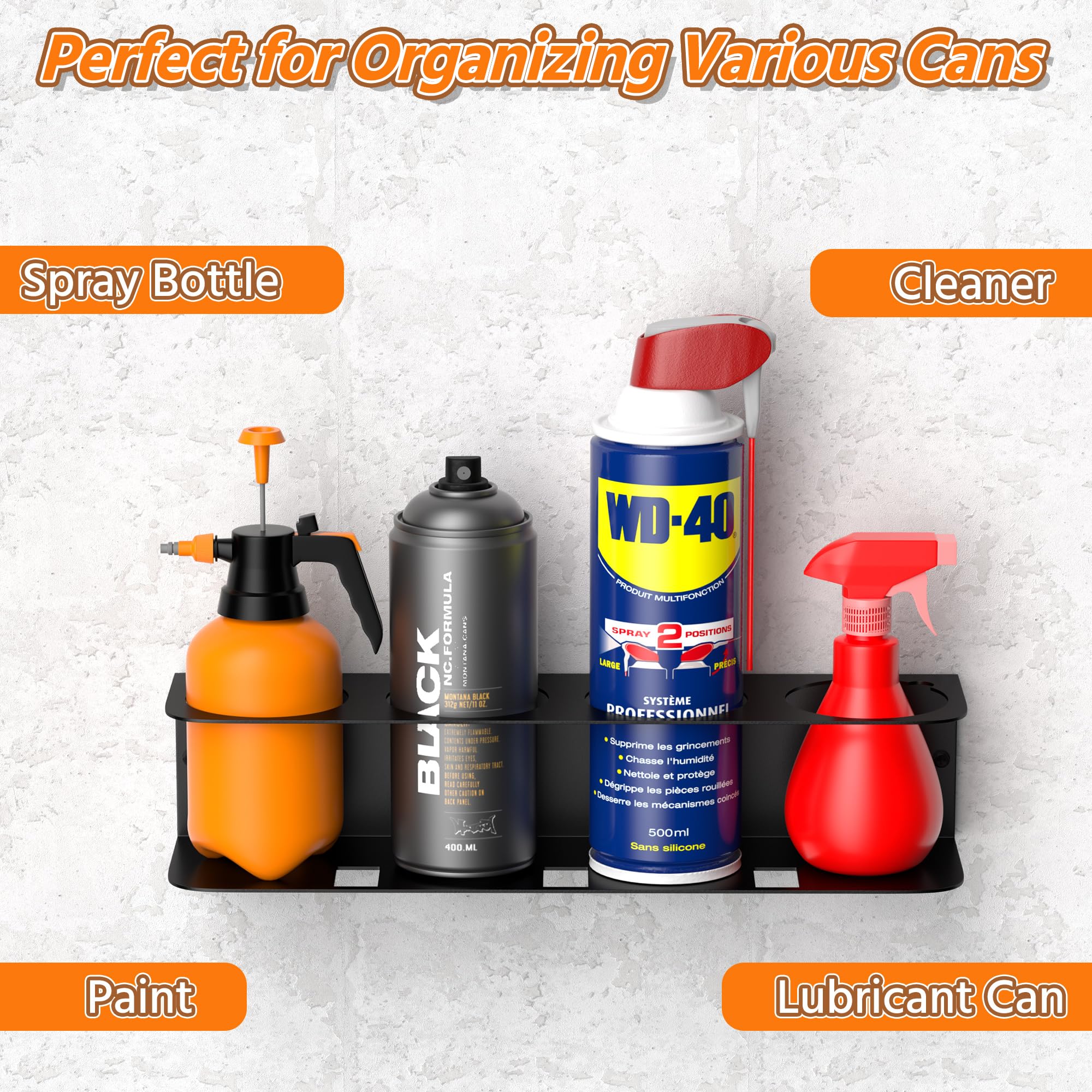 Spray Can Holder Rack