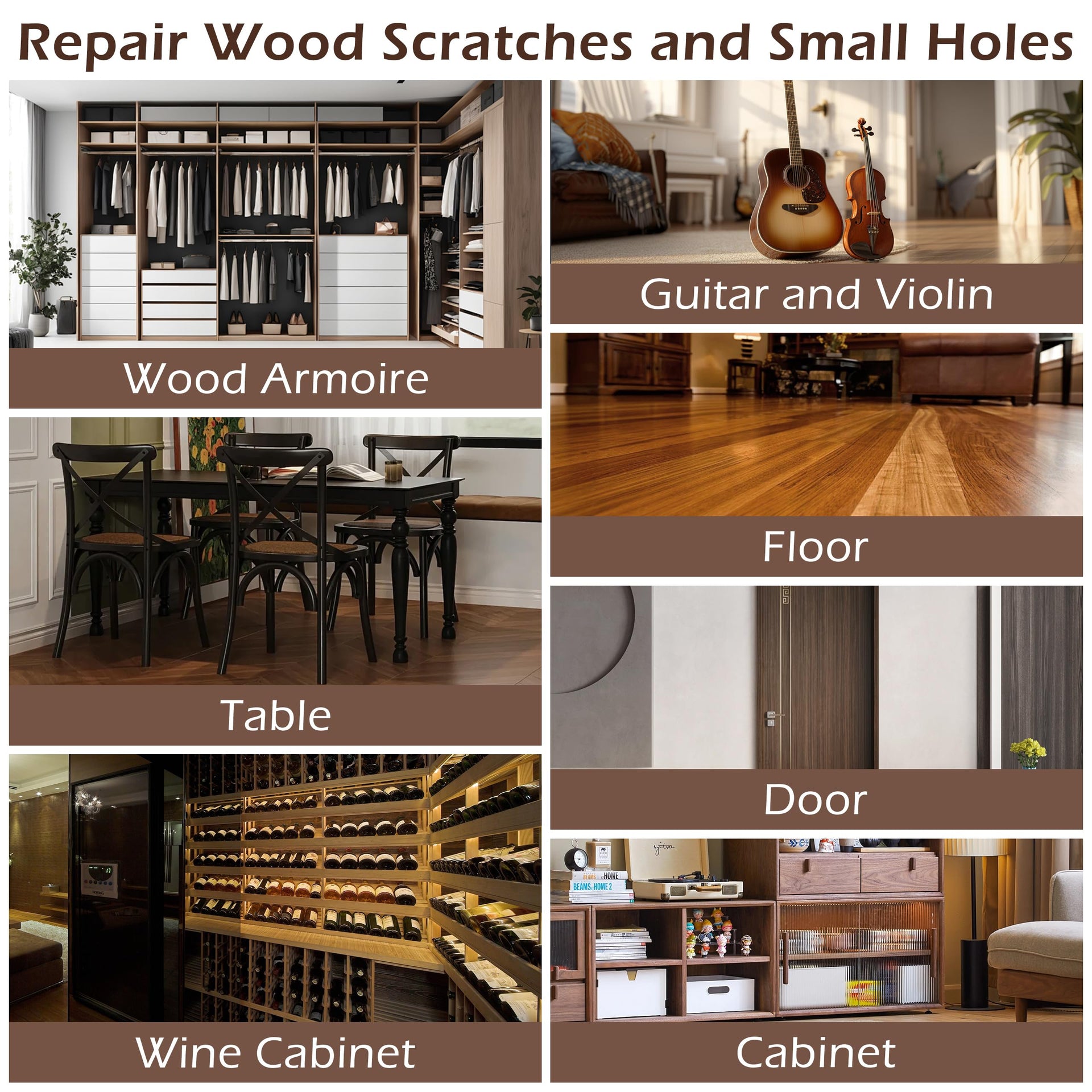 Wood Furniture Repair Kit (20 Count)