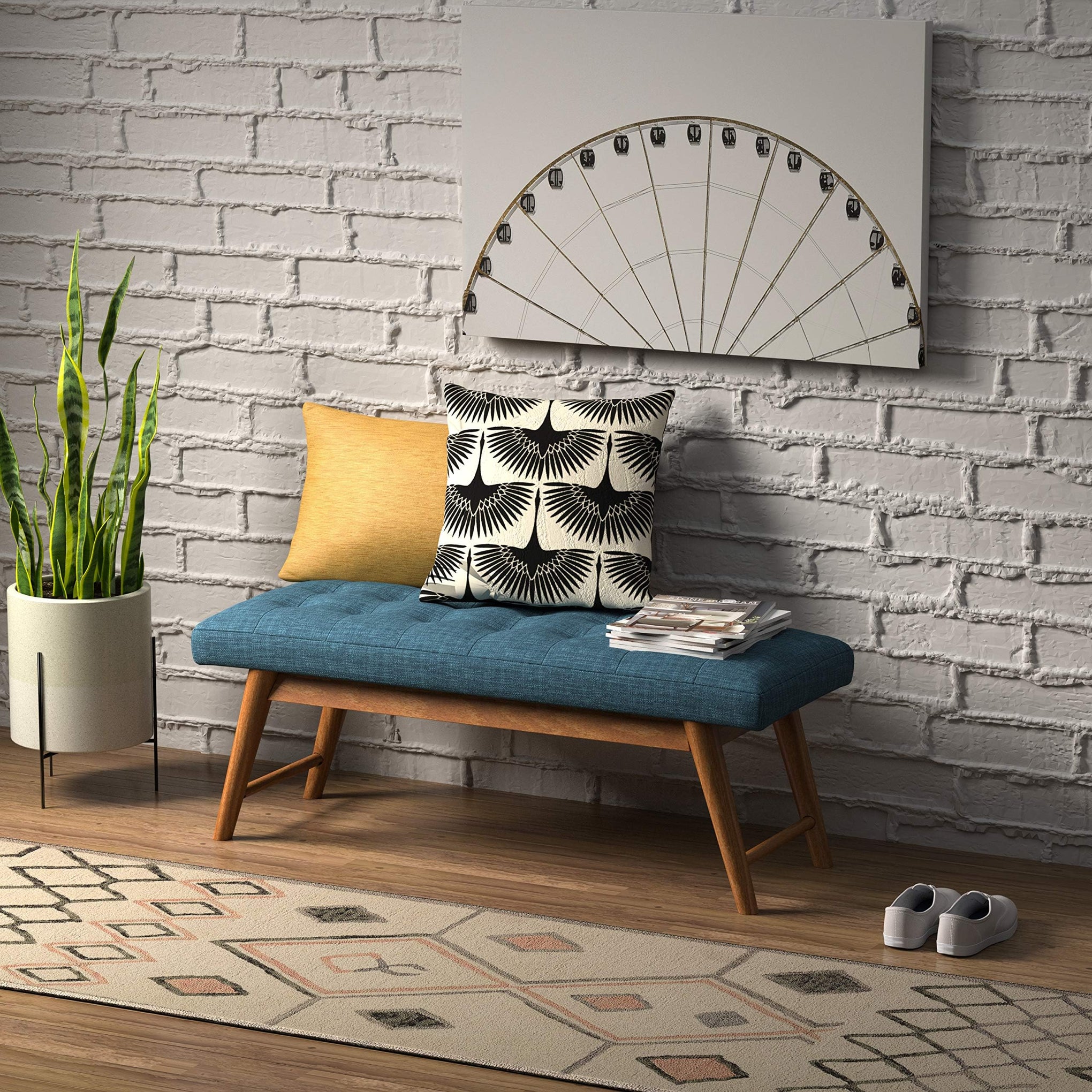 Modern Haraden Upholstered Button
