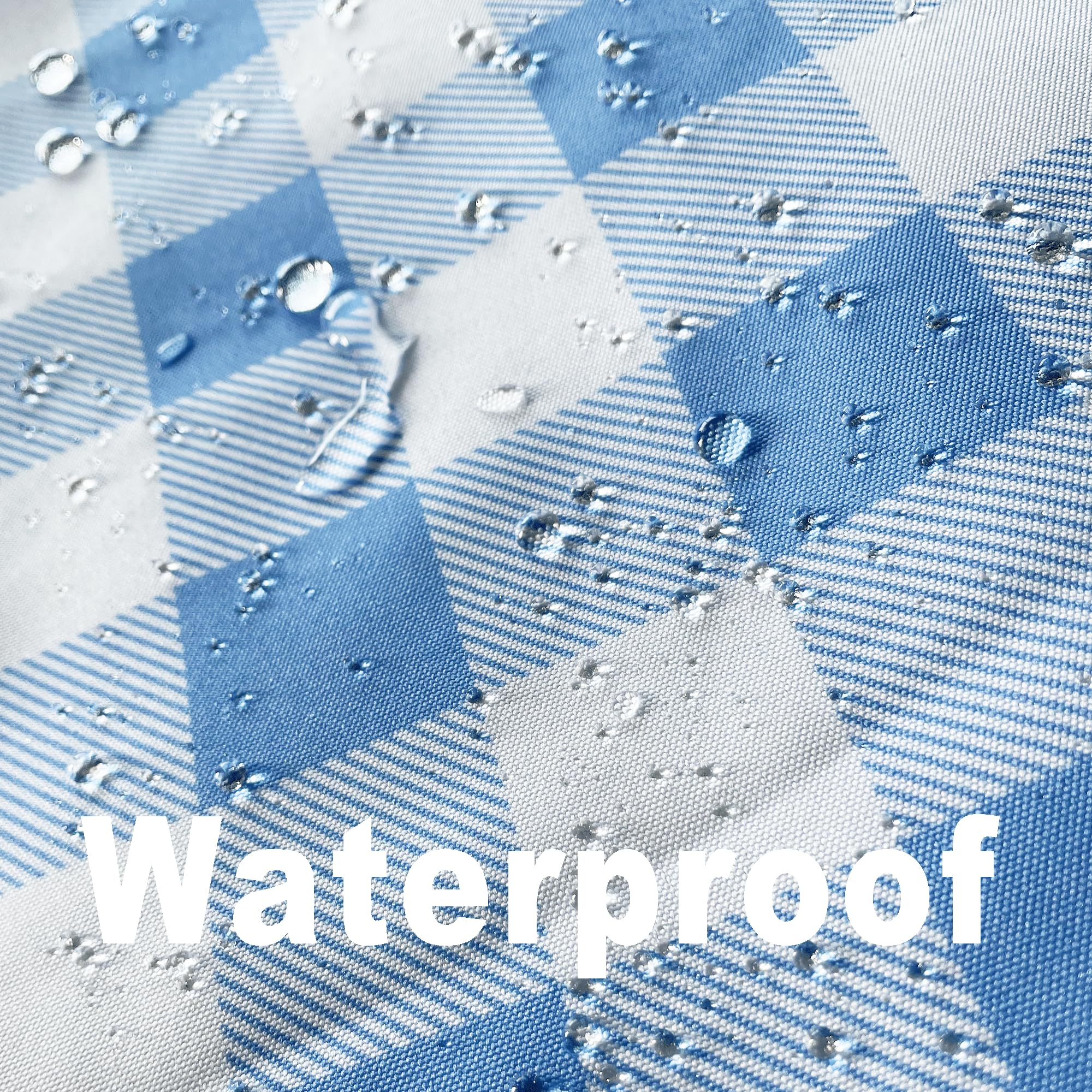 Classic Gingham Plaid Tablecloth Fabric